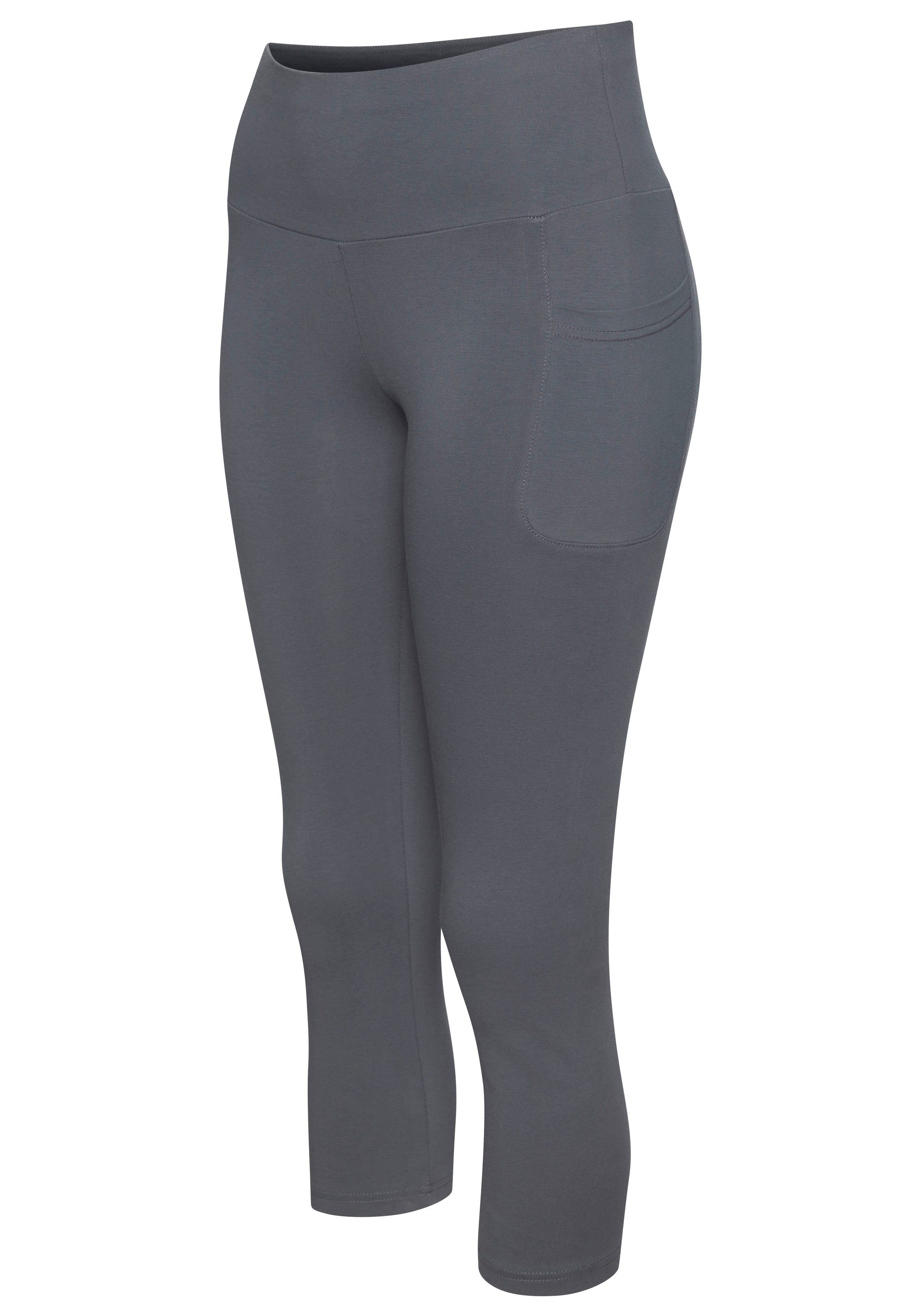 active by Lascana 3/4 legging met telefoontas, loungewear
