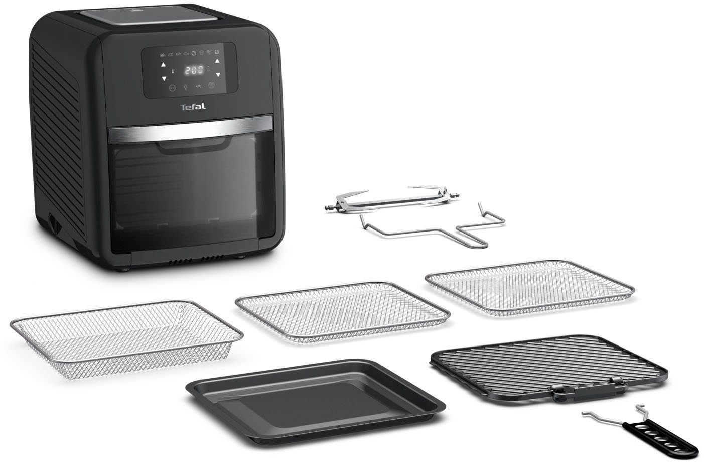 Tefal Airfryer FW5018 Easy Fry Oven & Grill 7 accessoires, 11 l, temperatuurcontrole, gemakkelijk te reinigen, timer