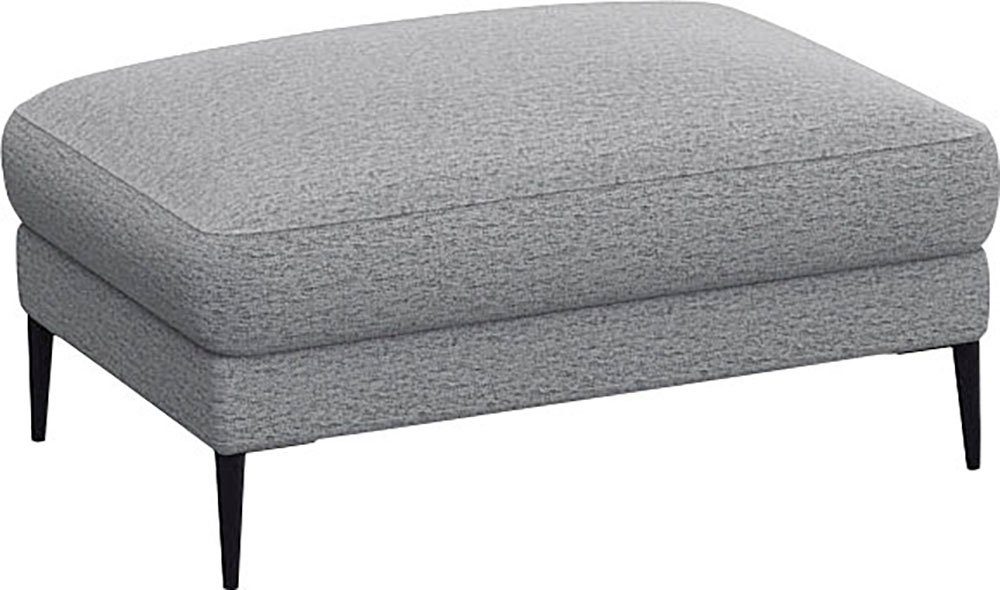 FLEXLUX Poef Belle gestoffeerde hocker, zithocker Scandinavisch design, in een sublieme verwerking