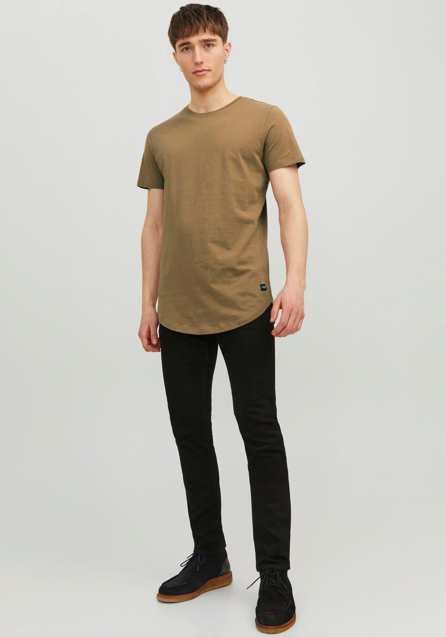 Jack & Jones Shirt met ronde hals JJENOA TEE SS CREW NECK NOOS