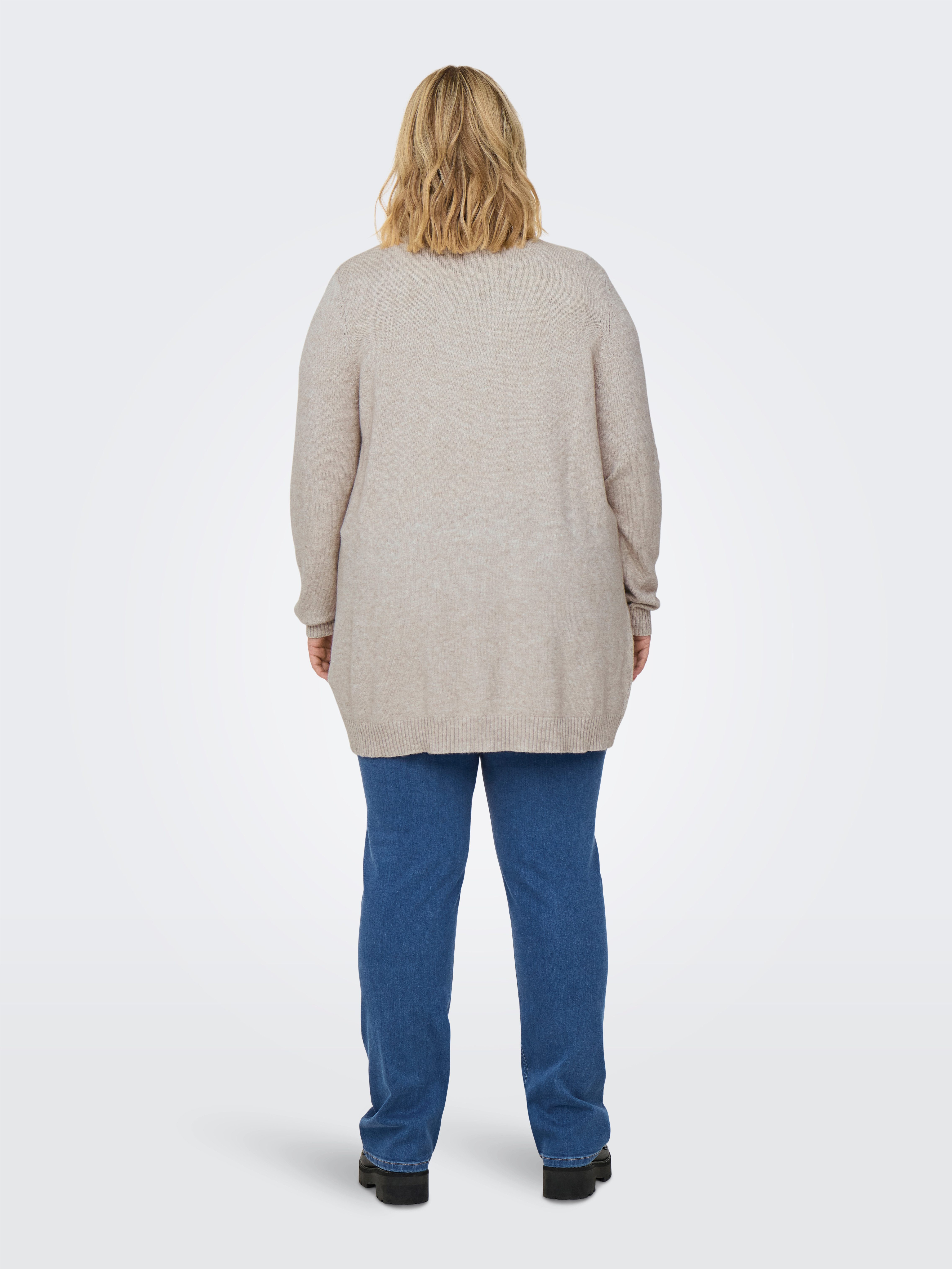 ONLY CARMAKOMA Vest CARESLY L/S OPEN CARDIGAN NOOS KNT