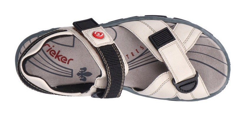 Rieker Sandalen zomerschoen, outdoorschoen, sleehak, in trekkinglook