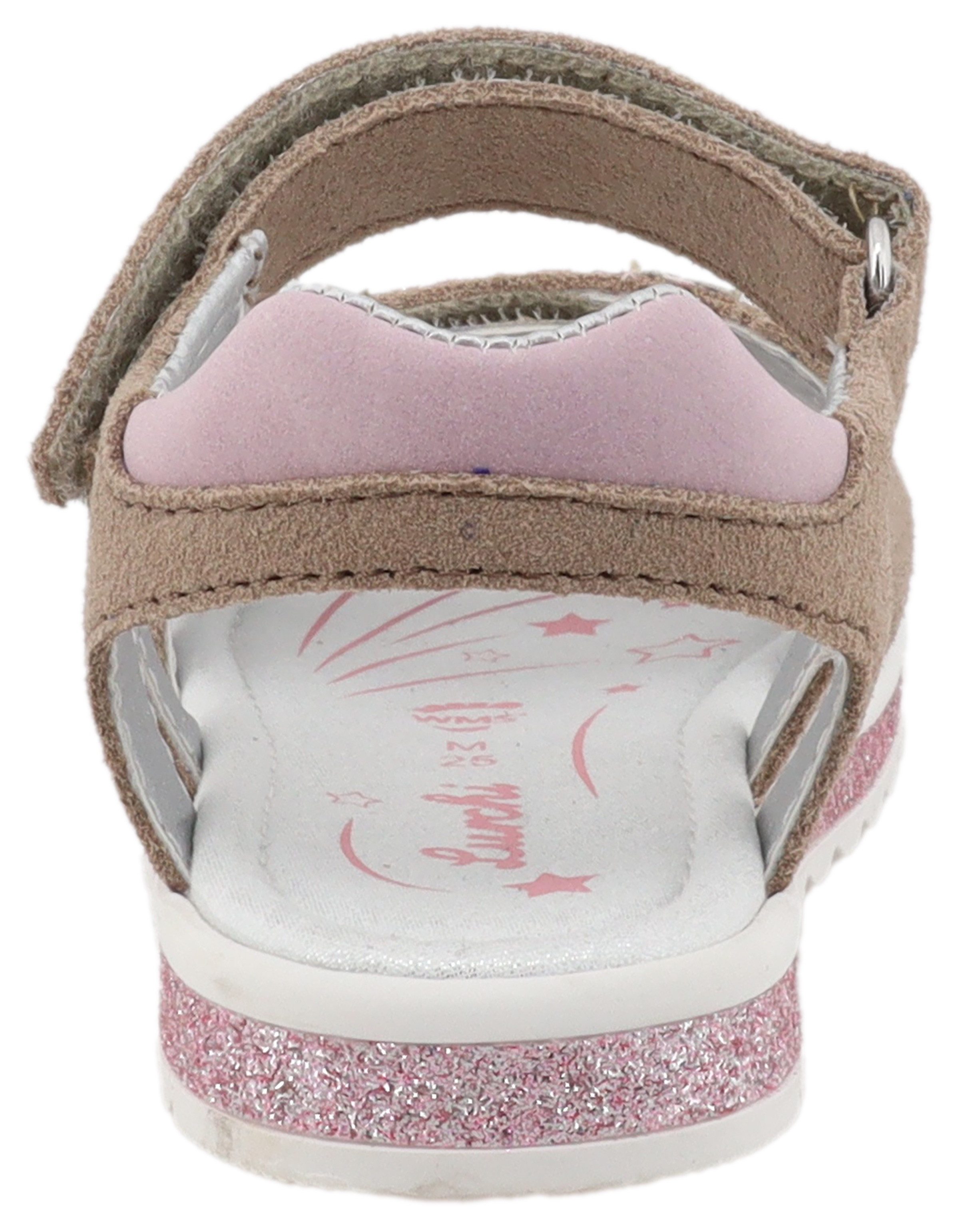 Lurchi Sandalen Candy , klittenbandschoen met bloem, maat sjabloon om te downloaden