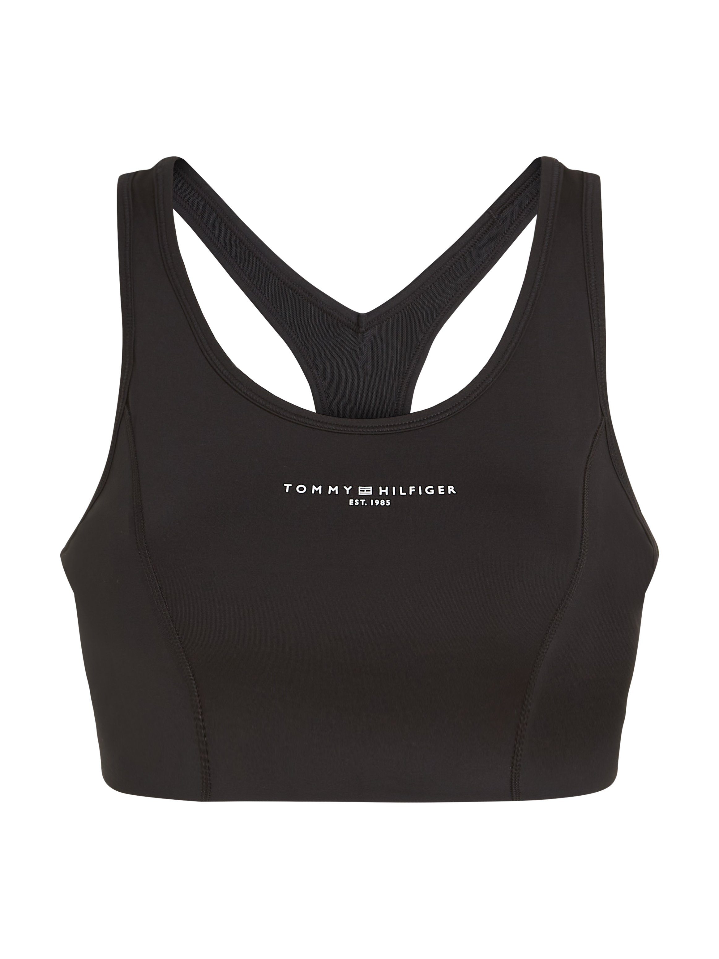 TOMMY SPORT Sportbustier ESSENTIALS MINI CORP MID INT BRA met bandjes voor gemiddelde ondersteuning, racerback