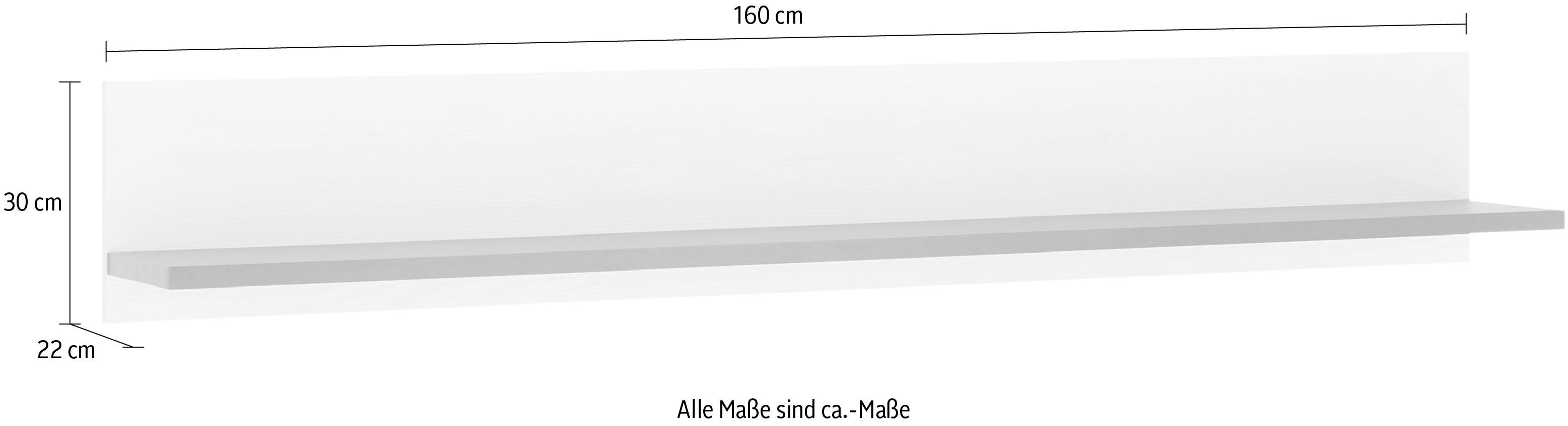 Home affaire Wandplank Sherwood in moderne houtlook, breedte 160 cm