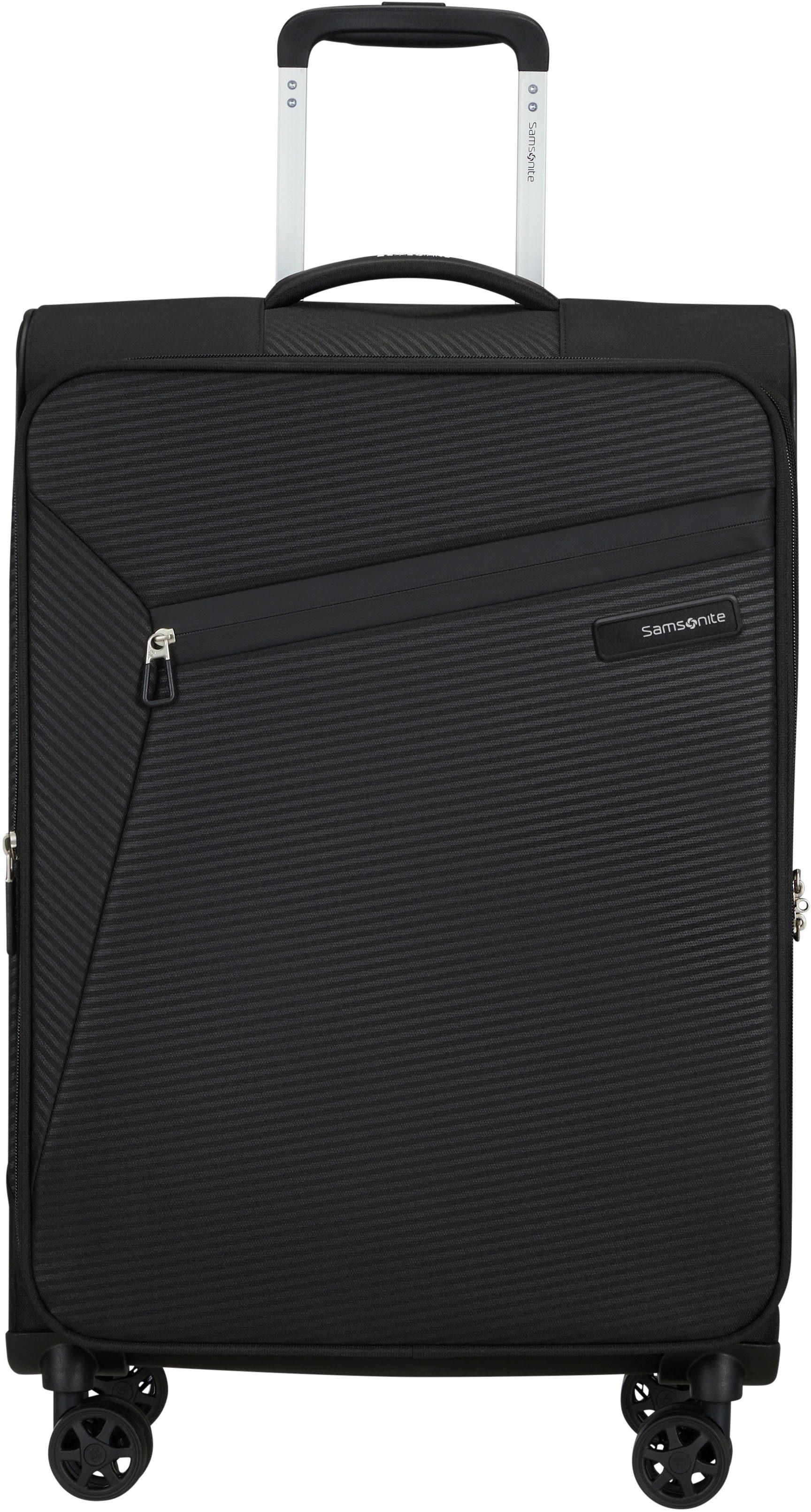 Samsonite Litebeam Spinner 66 EXP black Zachte koffer