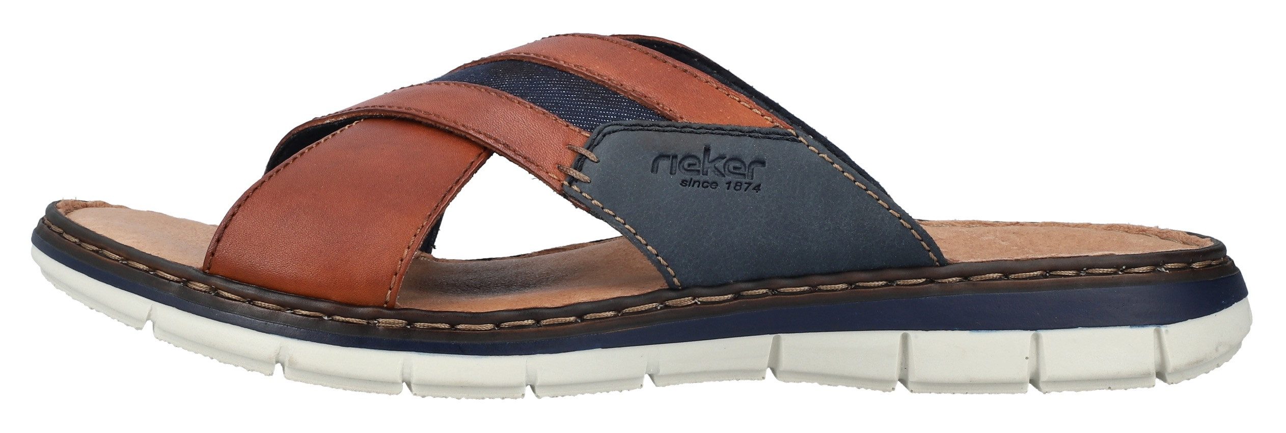 Rieker Slippers , zomerschoen, strandschoen, huisschoen met zachte binnenzool