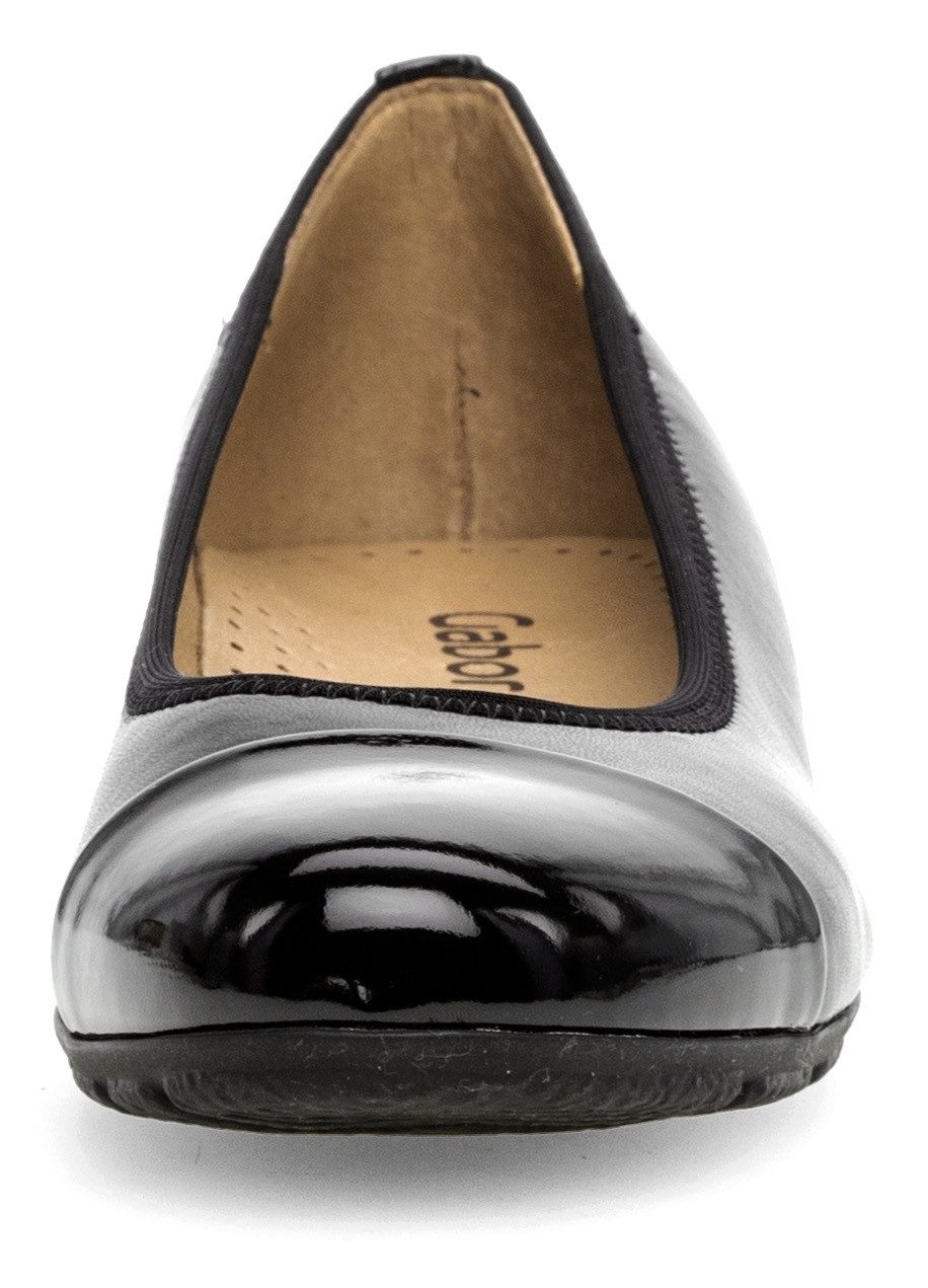 Gabor Ballerina's , businessschoen, lage schoen, instapschoen met hovercraft-loopzool