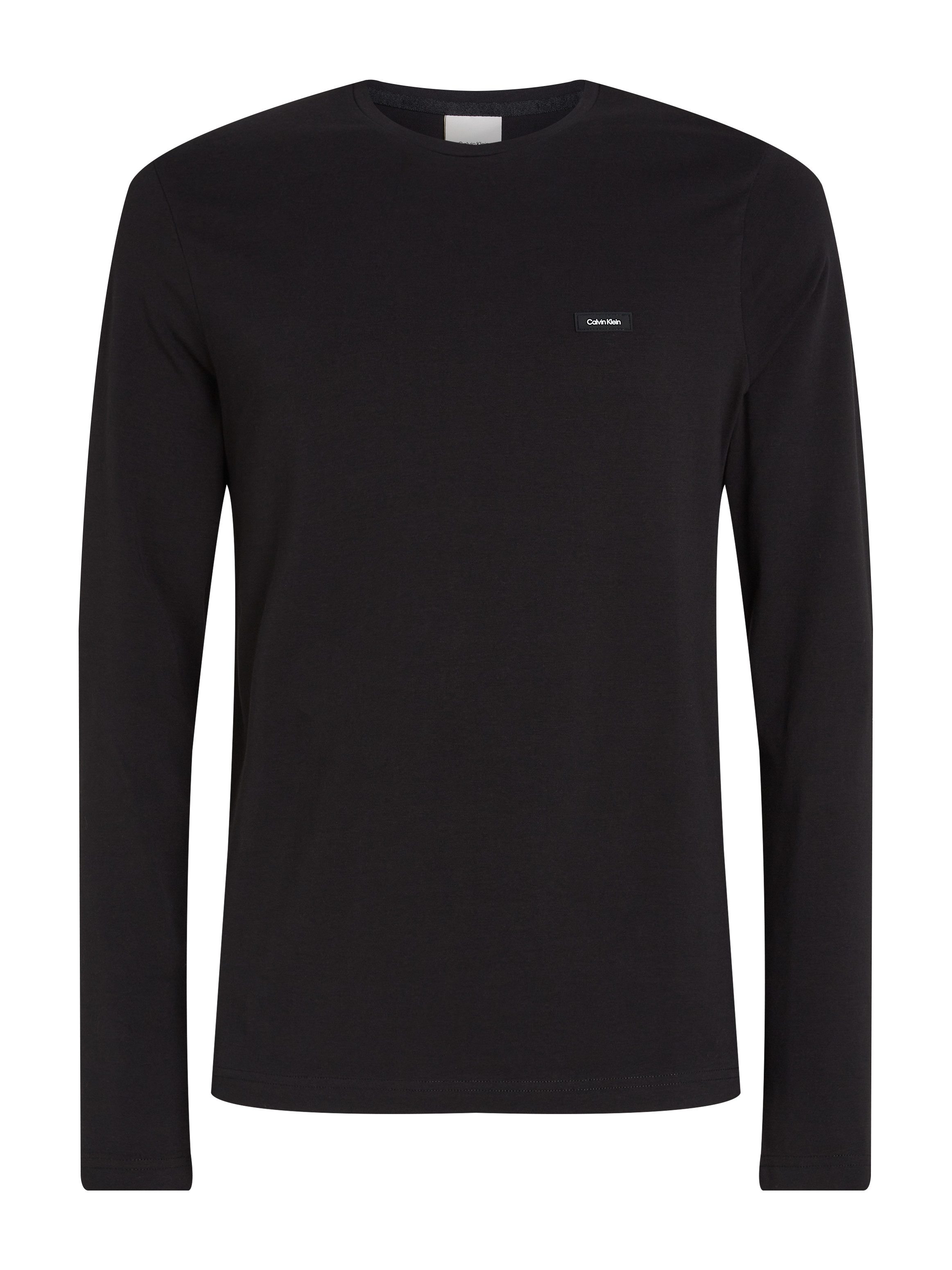 Calvin Klein Shirt met lange mouwen STRETCH SLIM FIT LS T-SHIRT
