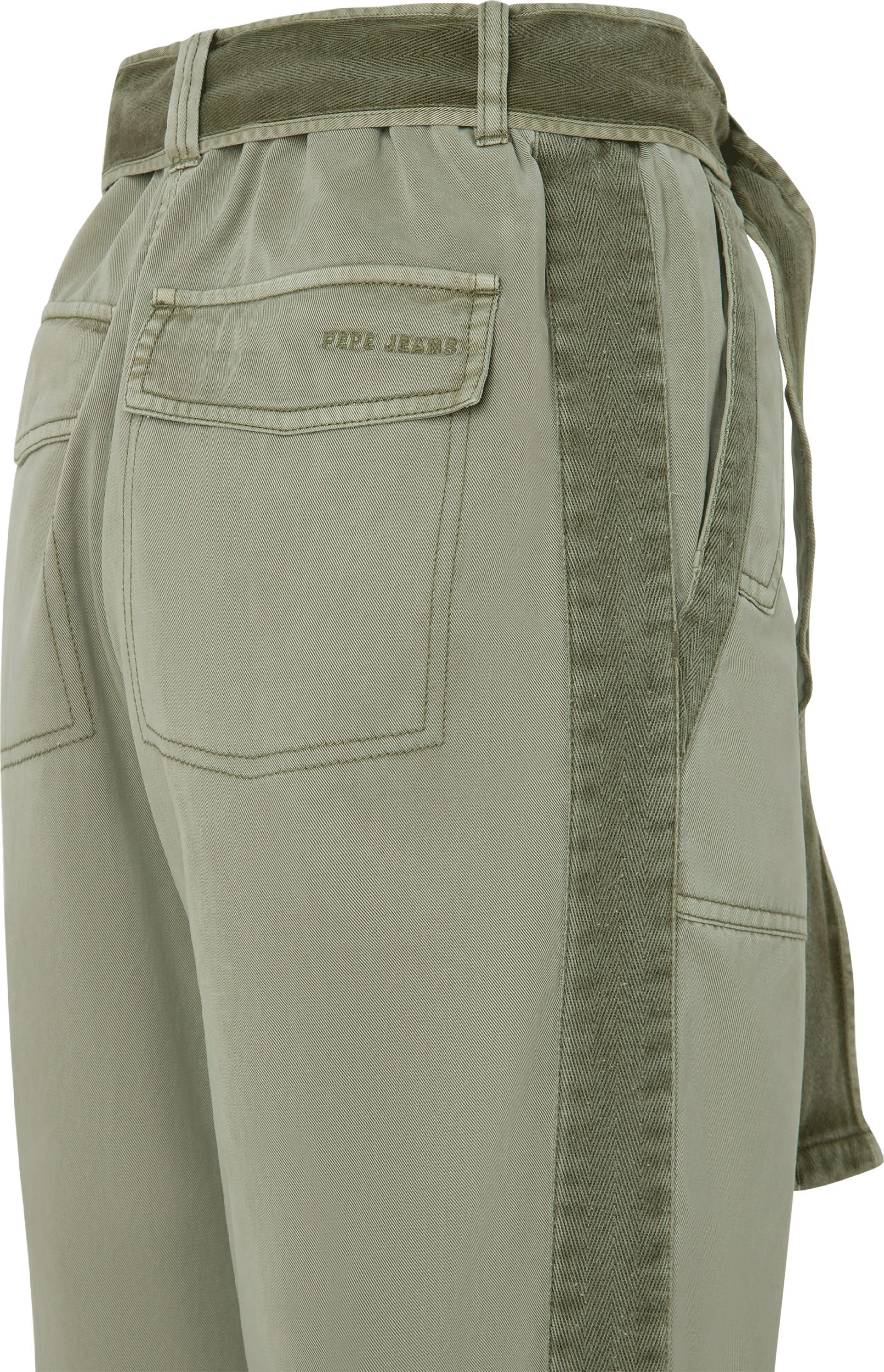 Pepe Jeans Cargobroek Aylin met streepbeleg