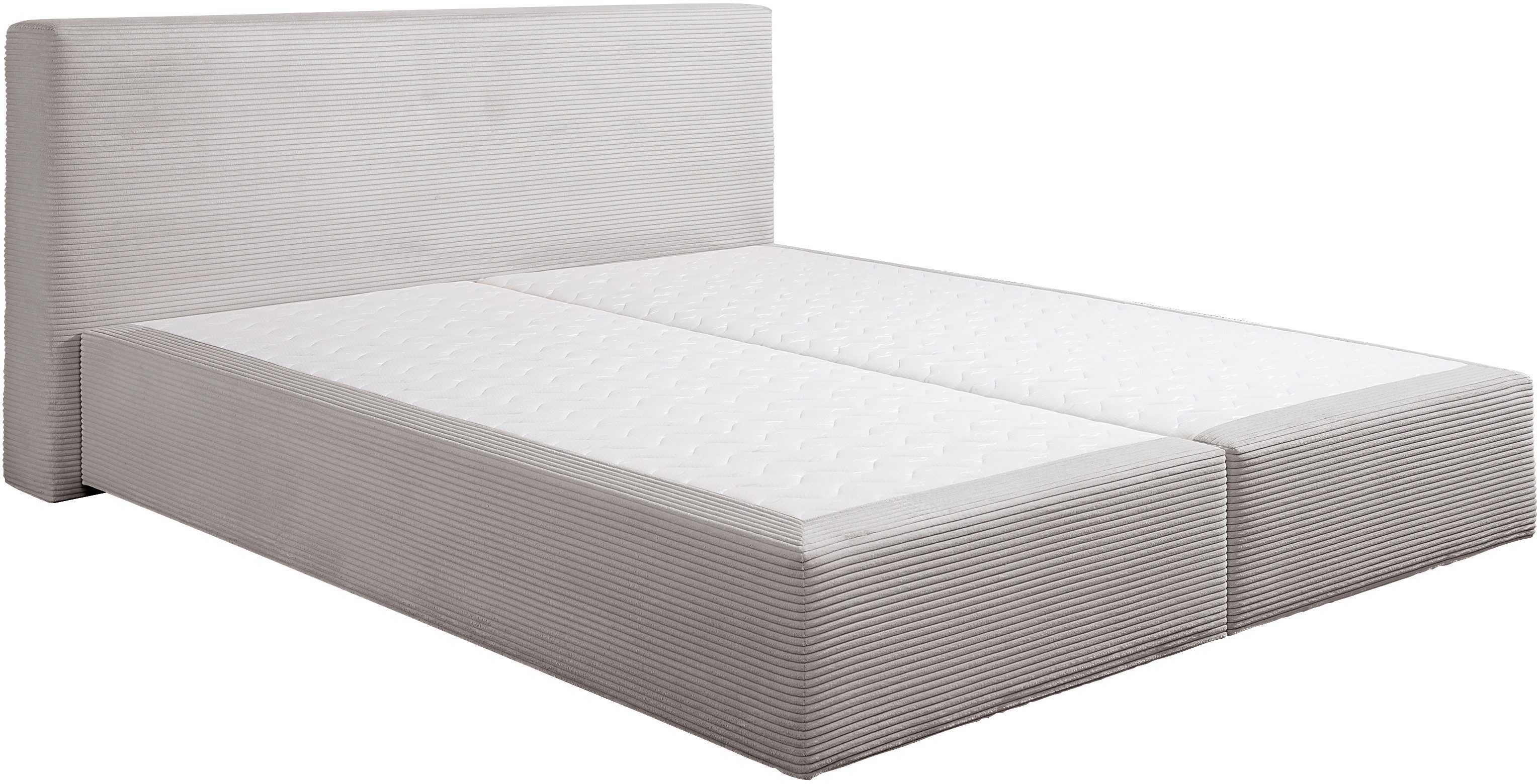 andas Boxspring Åby In cord bekleding, optioneel met en zonder matras verkrijgbaar