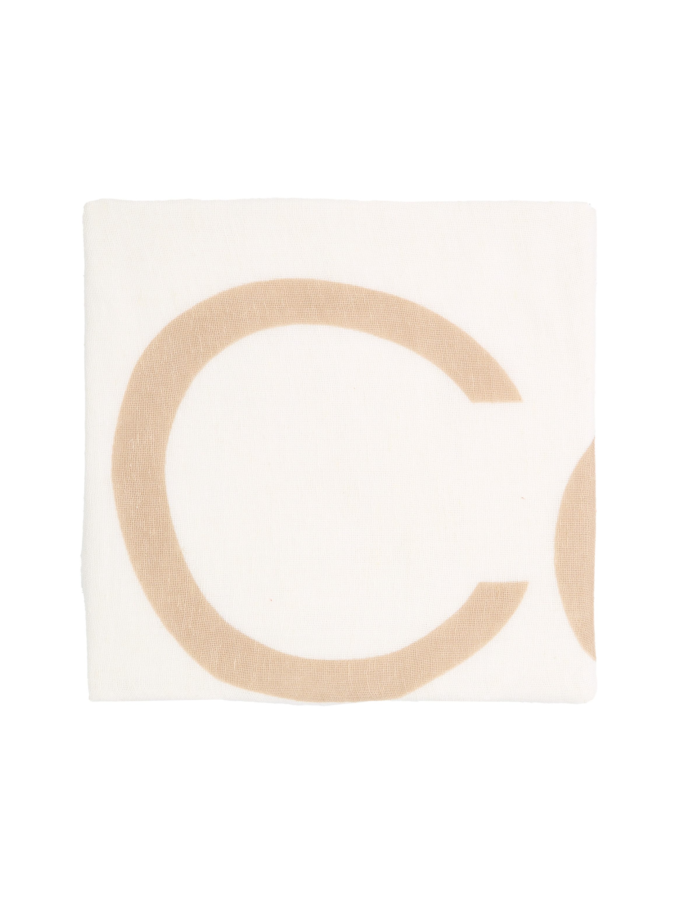 Calvin Klein Sjaal BOLD LOGO COTTON HEMP SCARF