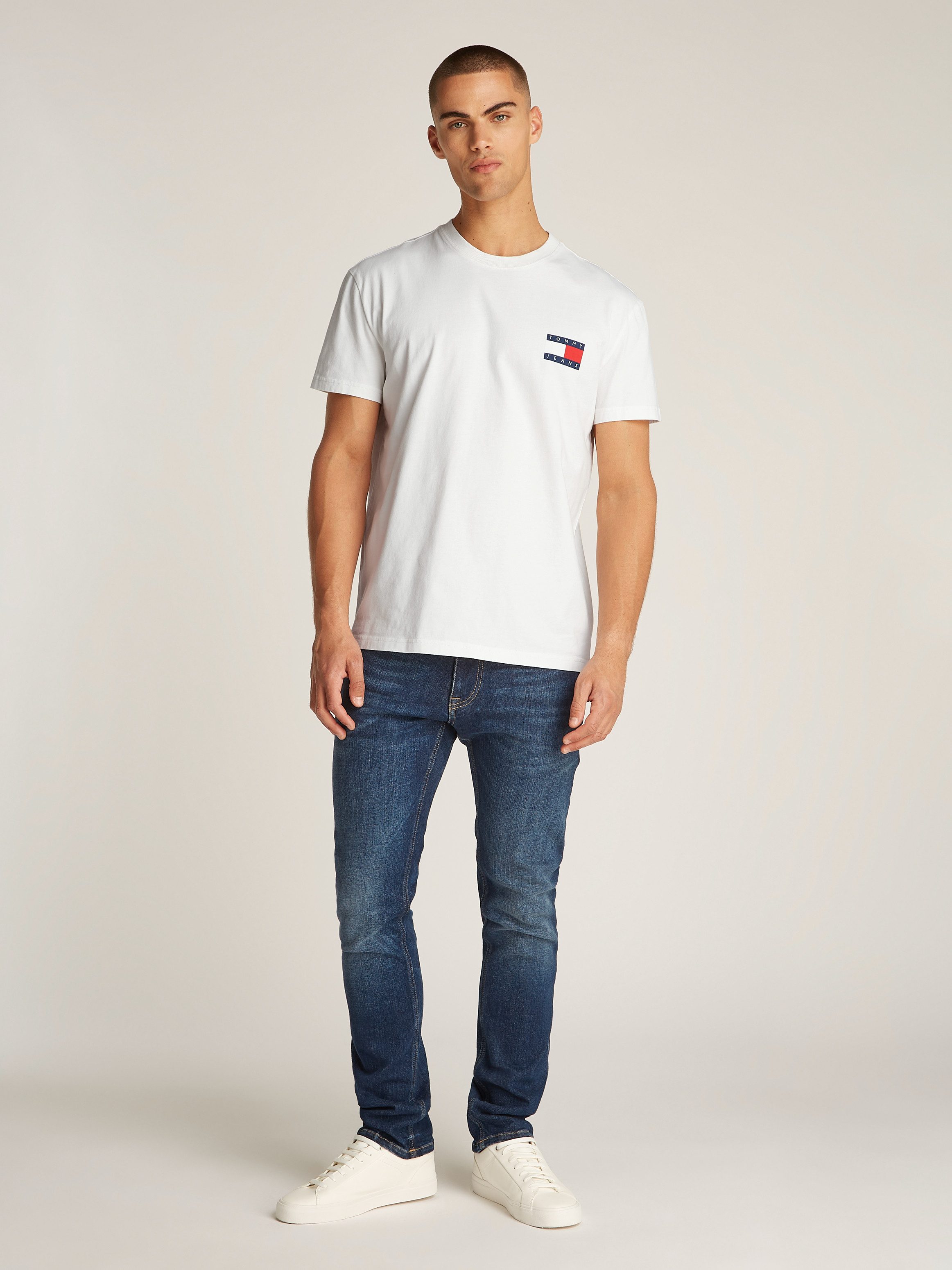 TOMMY JEANS T-shirt TJM REG HERITAGE FLAG TEE EXT