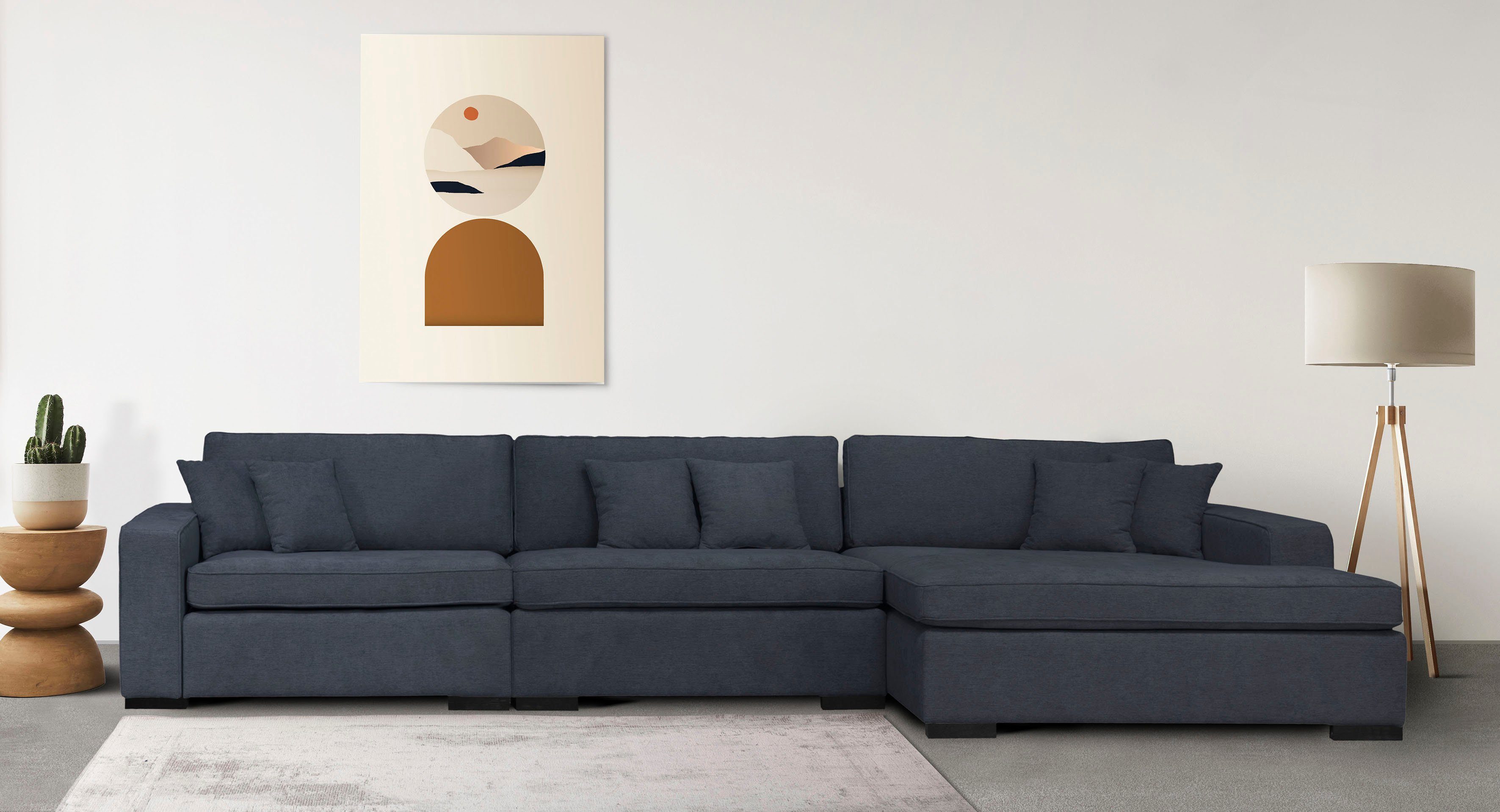 Guido Maria Kretschmer Home&Living Bank-hoekelement Skara XXL L-vorm Loungebank XXL met binnenveringsinterieur, in vele overtrekkwaliteiten