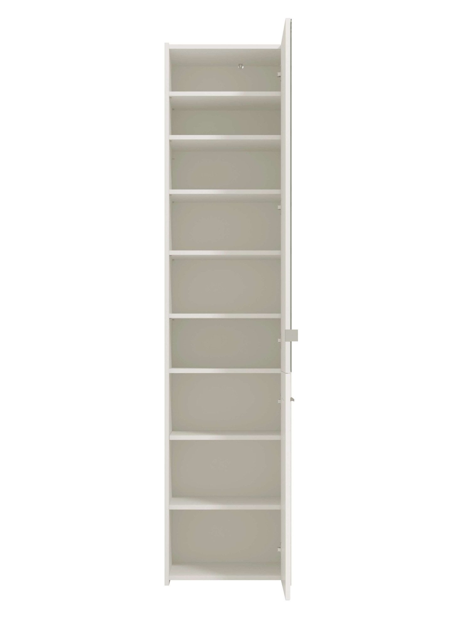 INOSIGN Schoenenkast Menorca schoenenkast, opslagkast, schoenenrek, breedte 47 cm met twee deuren, in moderne en elegante kleuren, met een spiegel