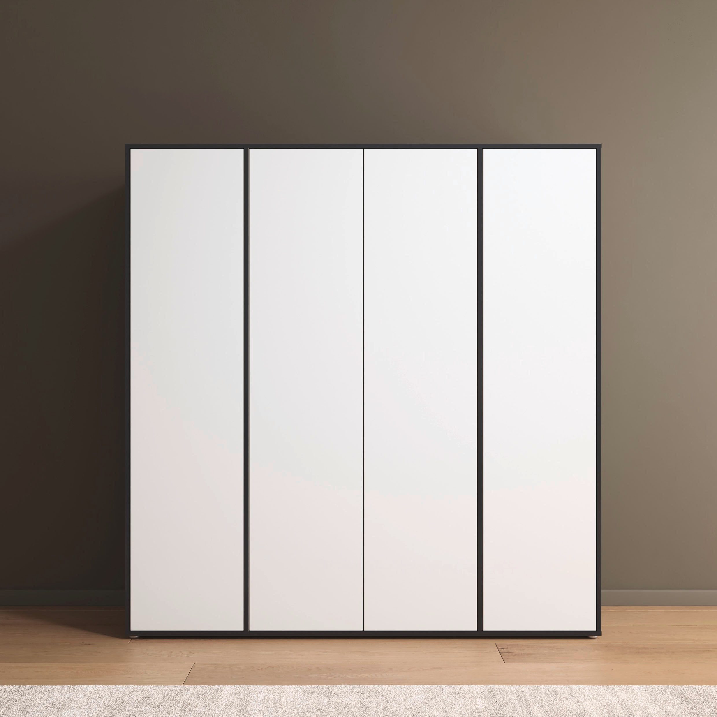 rauch Draaideurkast Kledingkast Kast Garderobe Wasmand NABILA veel Opbergruimte in 2 breedtes met push-to-open functie bestseller made in germany