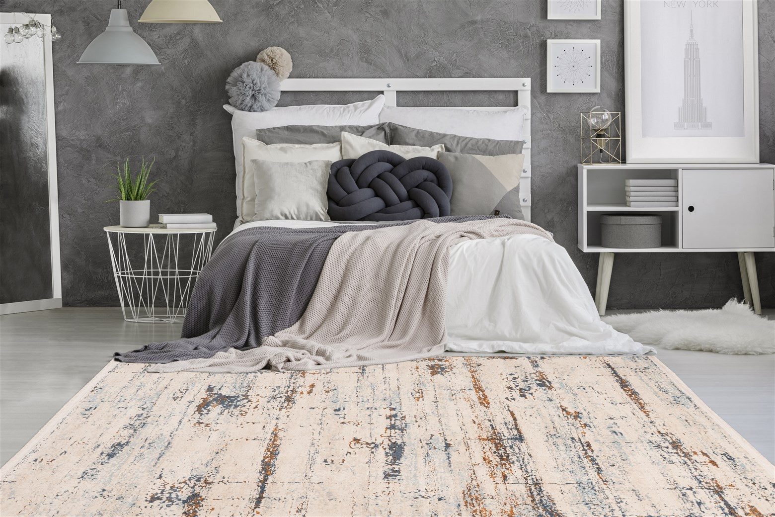 aRTE ESPINA Vloerkleed Palace 325 Soft touch, vintage-ontwerp, subtiele kleuren