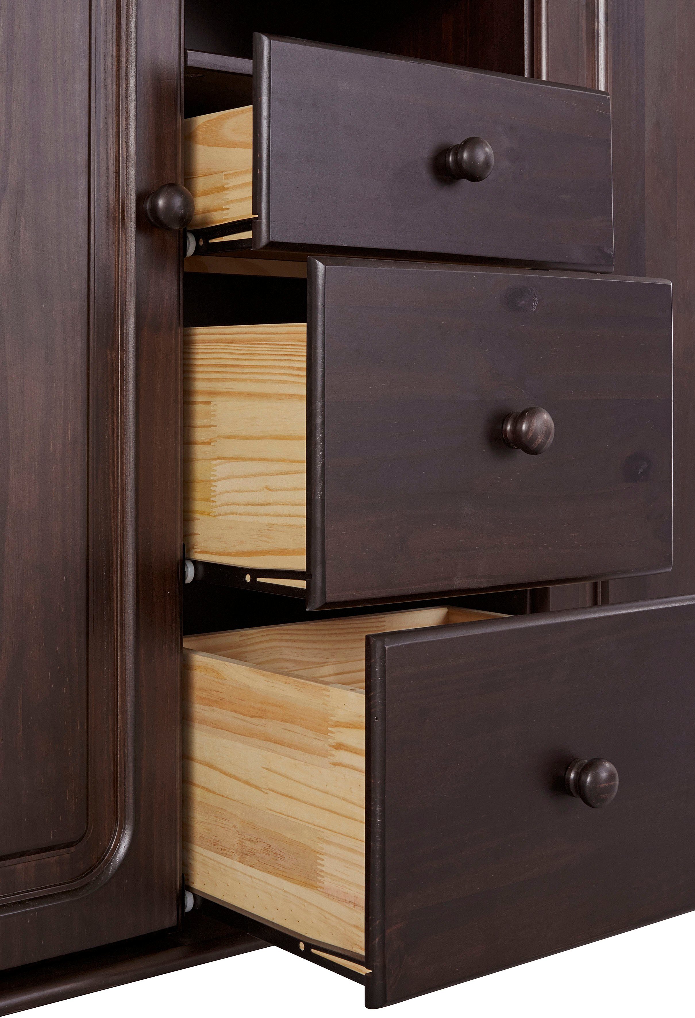 Home affaire Highboard Mette Opbergkast met 3 lades en verstelbare planken