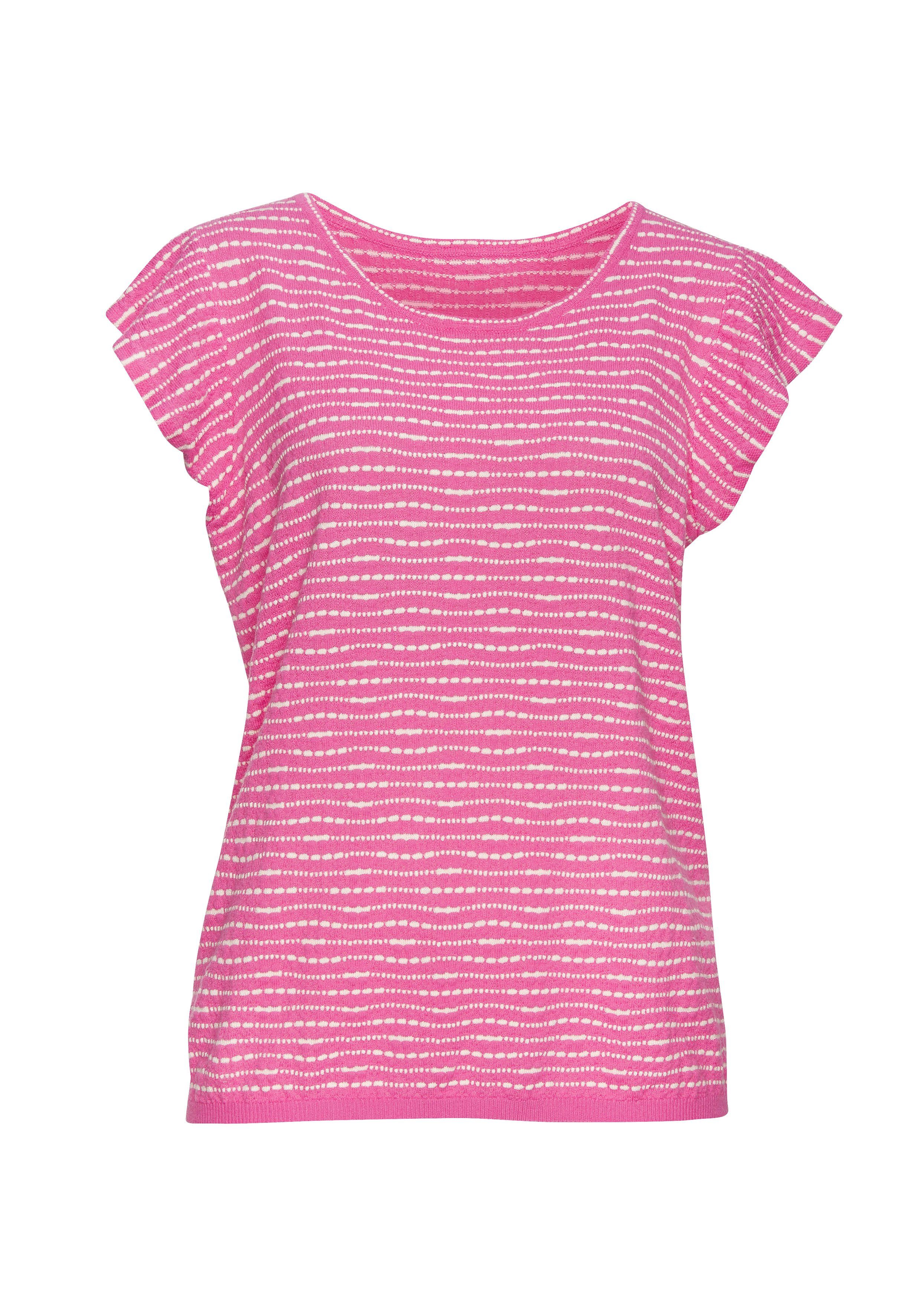 Vivance Shirt met ronde hals Met kapmouwtjes van lichte tricotkwaliteit