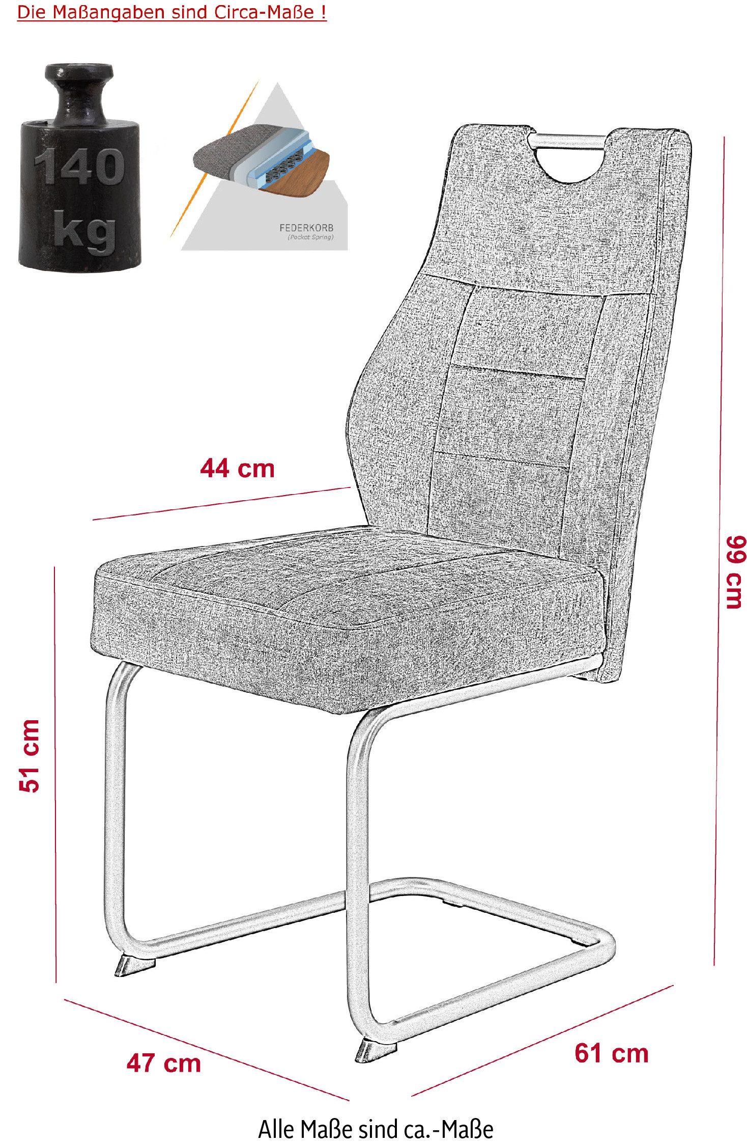 HELA Eethoek EMS tafel 140-180x90 cm uitschuifbaar, eettafel inclusief 4 stoelen (set, 5-delig)