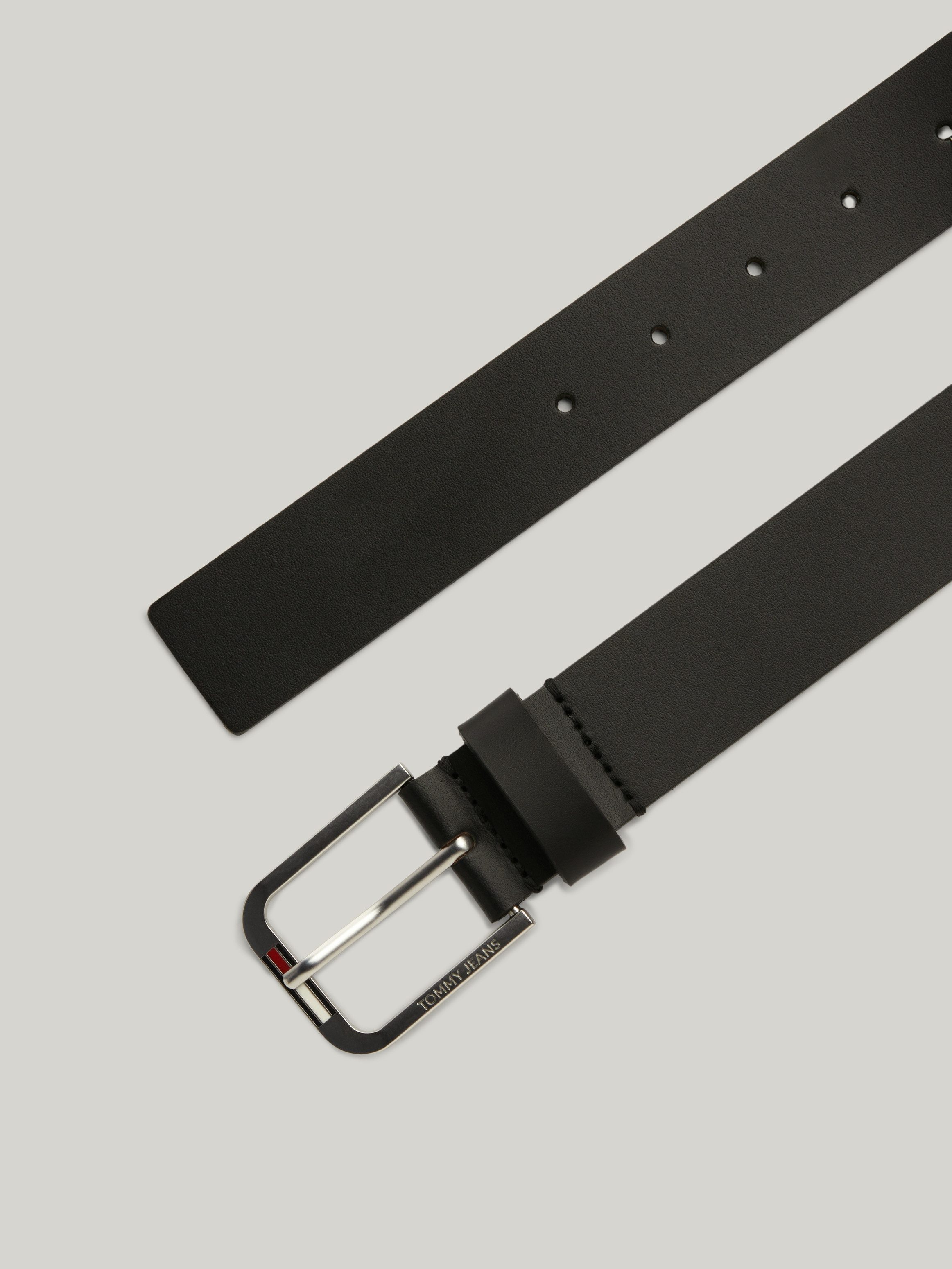 TOMMY JEANS Leren riem TJM AUSTIN 3.5 met een logo-opschrift