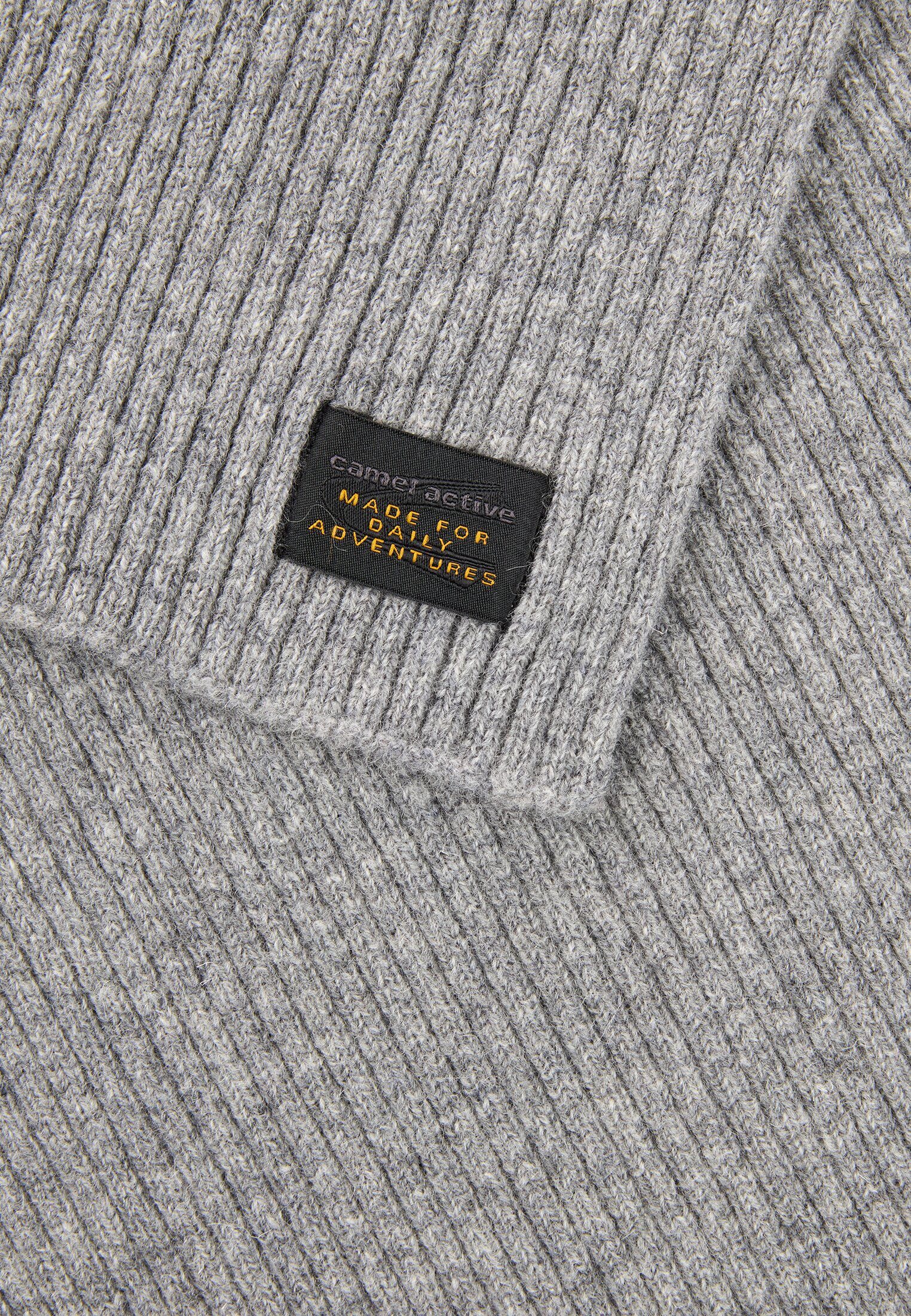 camel active Wollen sjaal in rib-look