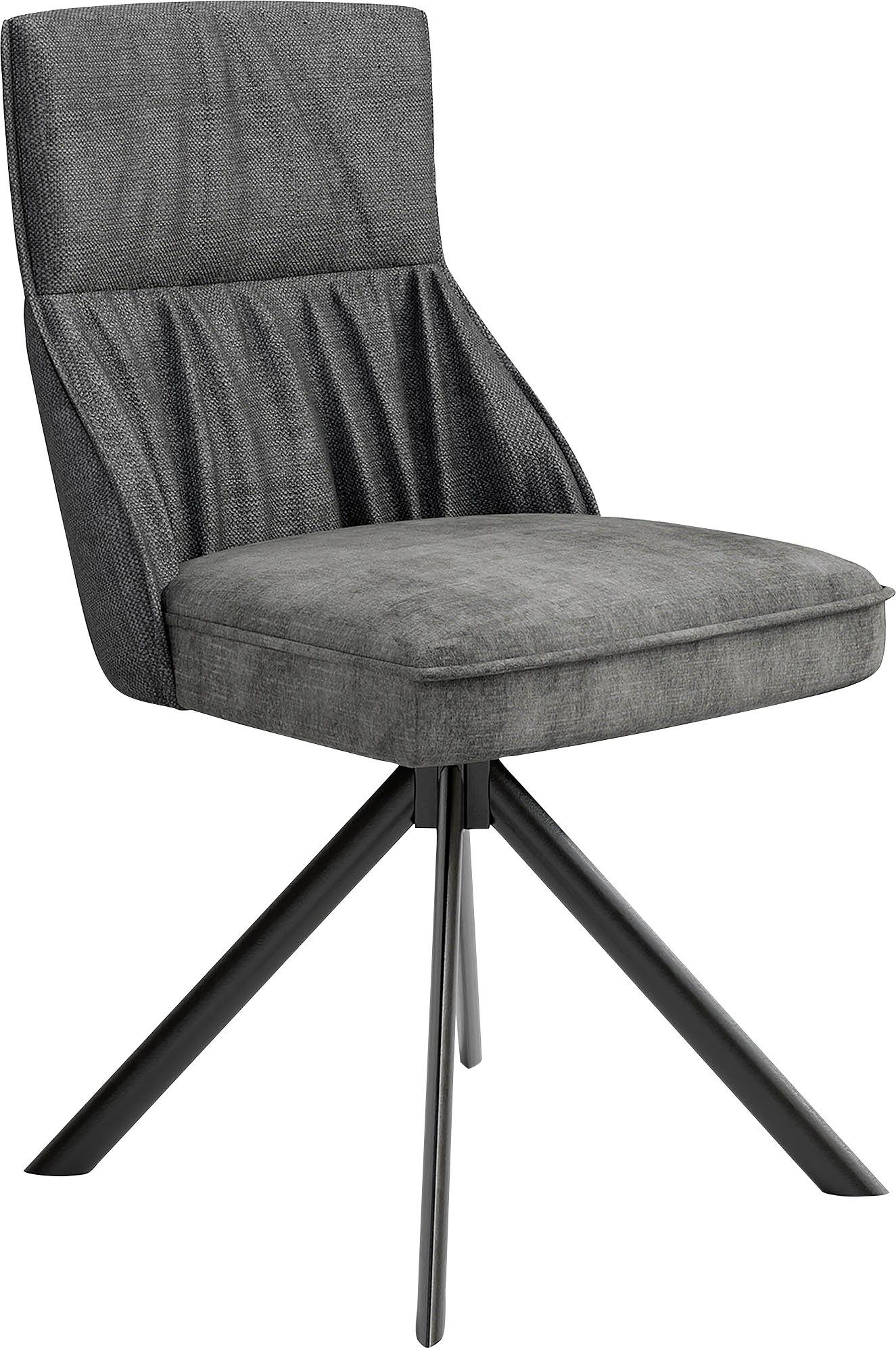 byLIVING Eetkamerstoel California set van 2, met pocketveringskern, 180° draaibaar met return-functie (set, 2 stuks)