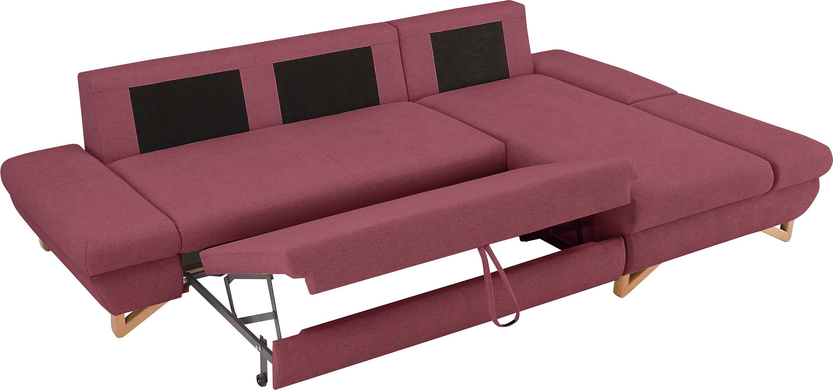 INOSIGN Slaapbank City/Giron comfortabele slaapbank (ligoppervlak 245 x 138 cm) en bedlade
