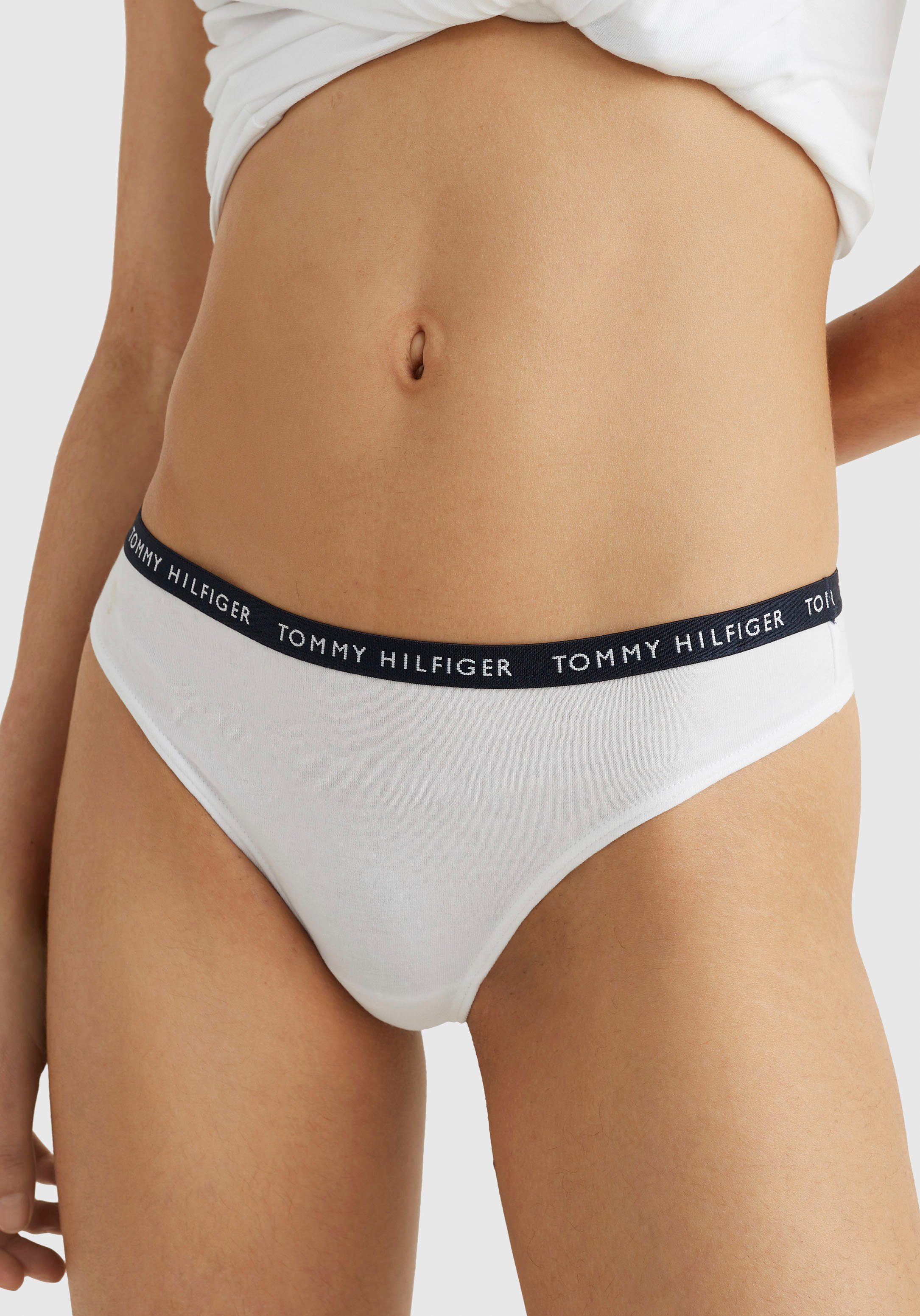 Tommy Hilfiger Underwear Slip met smalle logoboord (3 stuks)