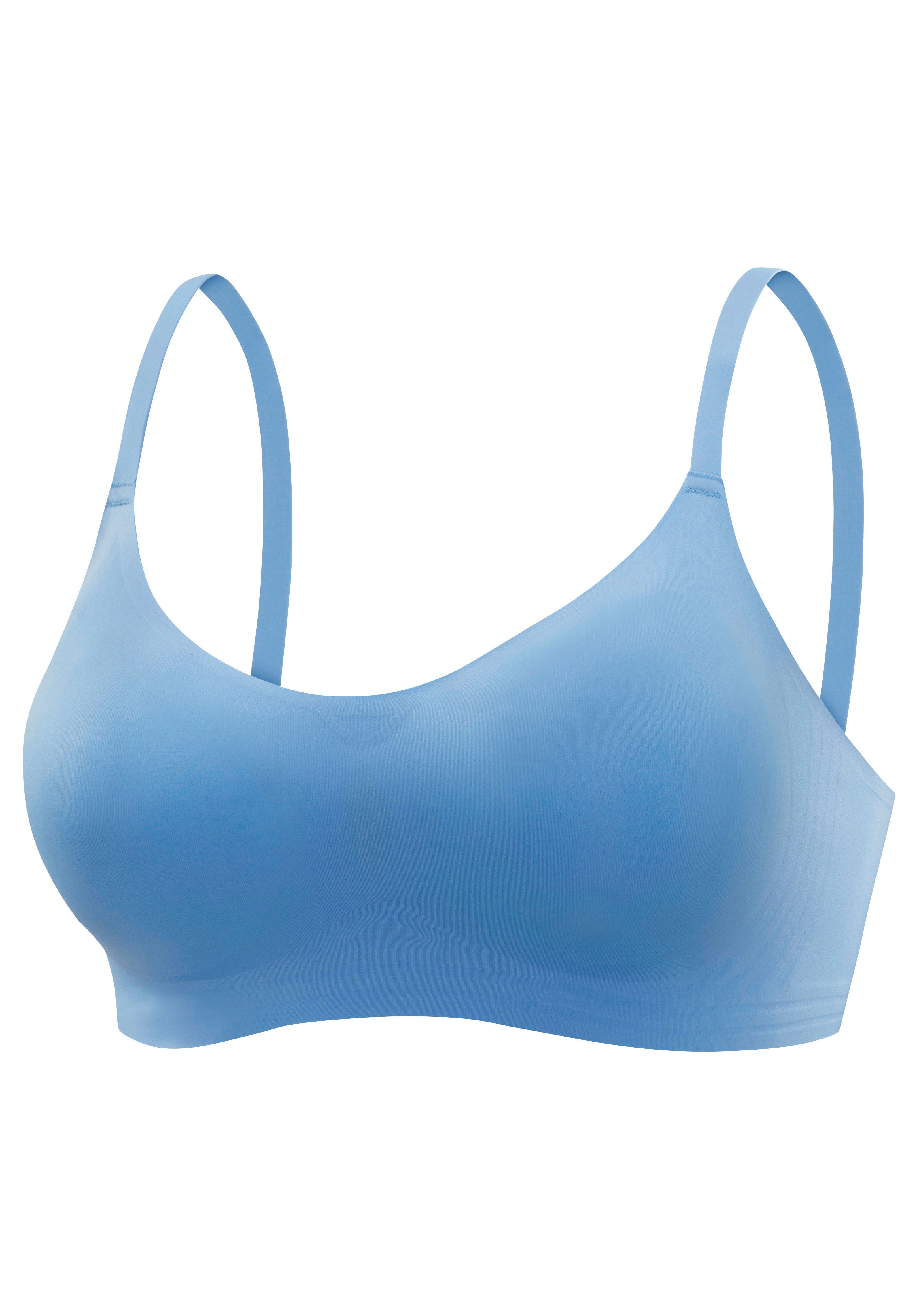Nuance Bralette-bh NAADLOOS zonder beugels, met verwijderbaar push-up kussen, basic lingerie
