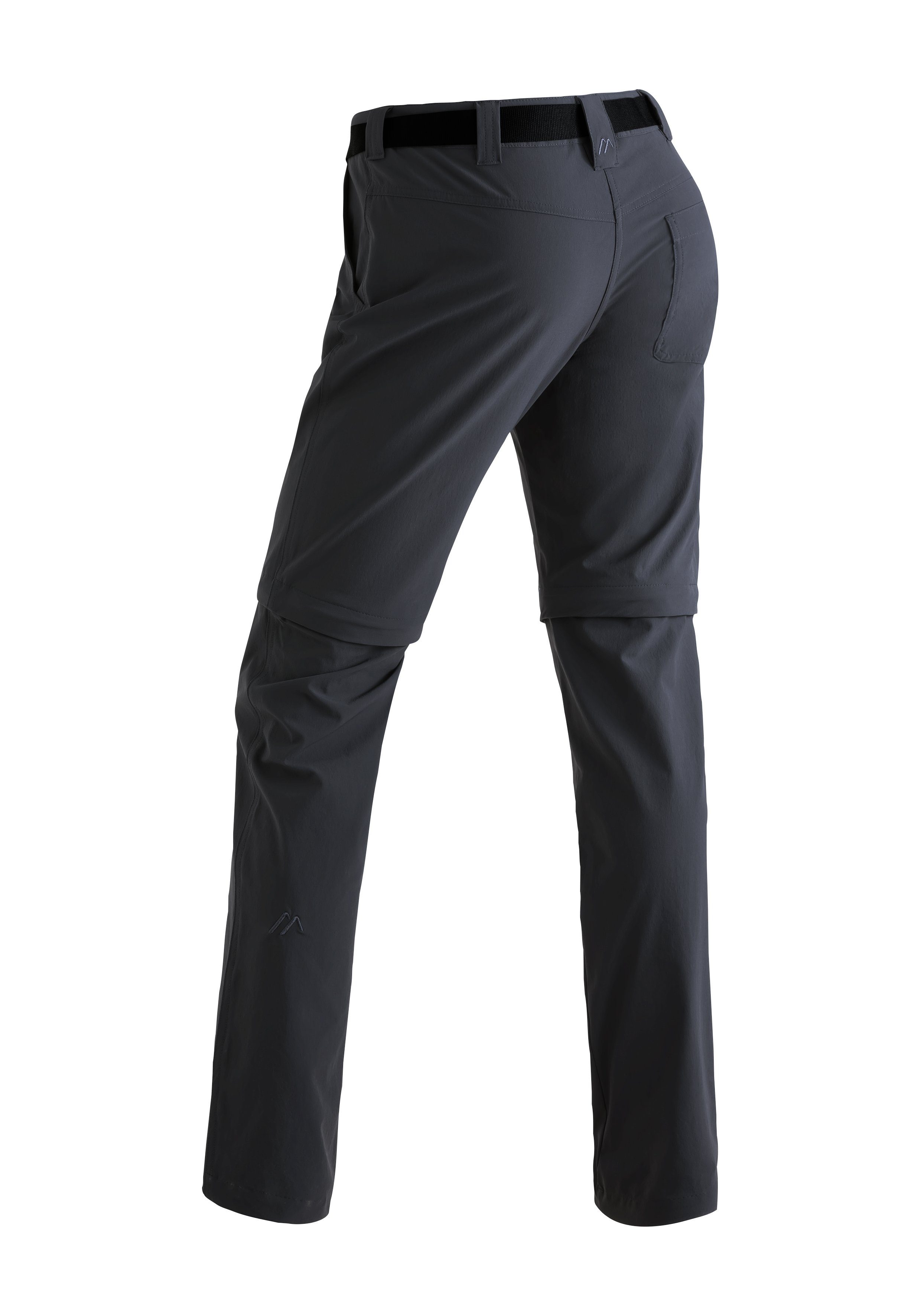 Maier Sports Functionele broek Inara slim zip Dames wandelbroek, zipp-off outdoorbroek, 4 zakken, slim fit