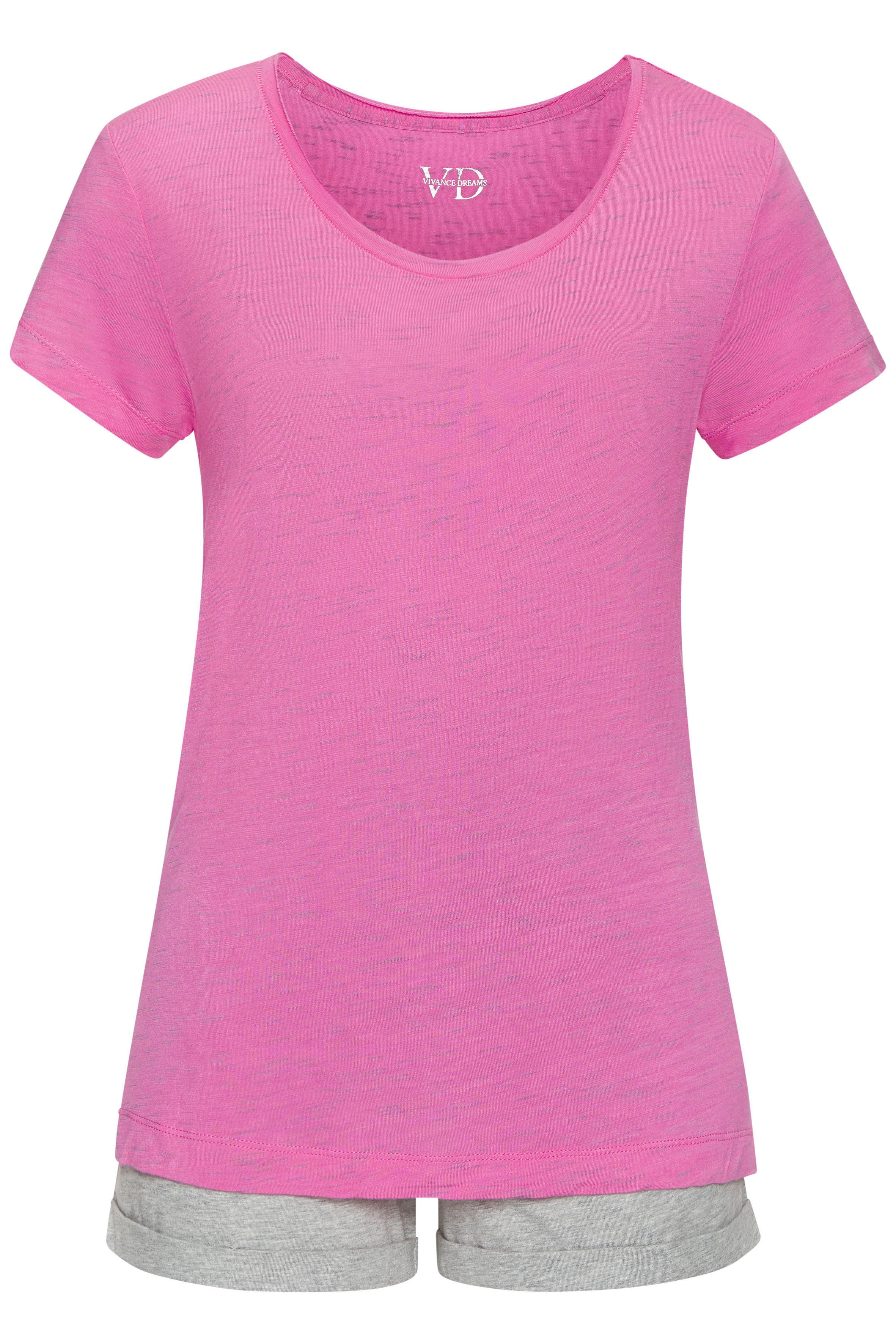 Vivance Dreams Shortama Met mooi mêlee-effect (2-delig)