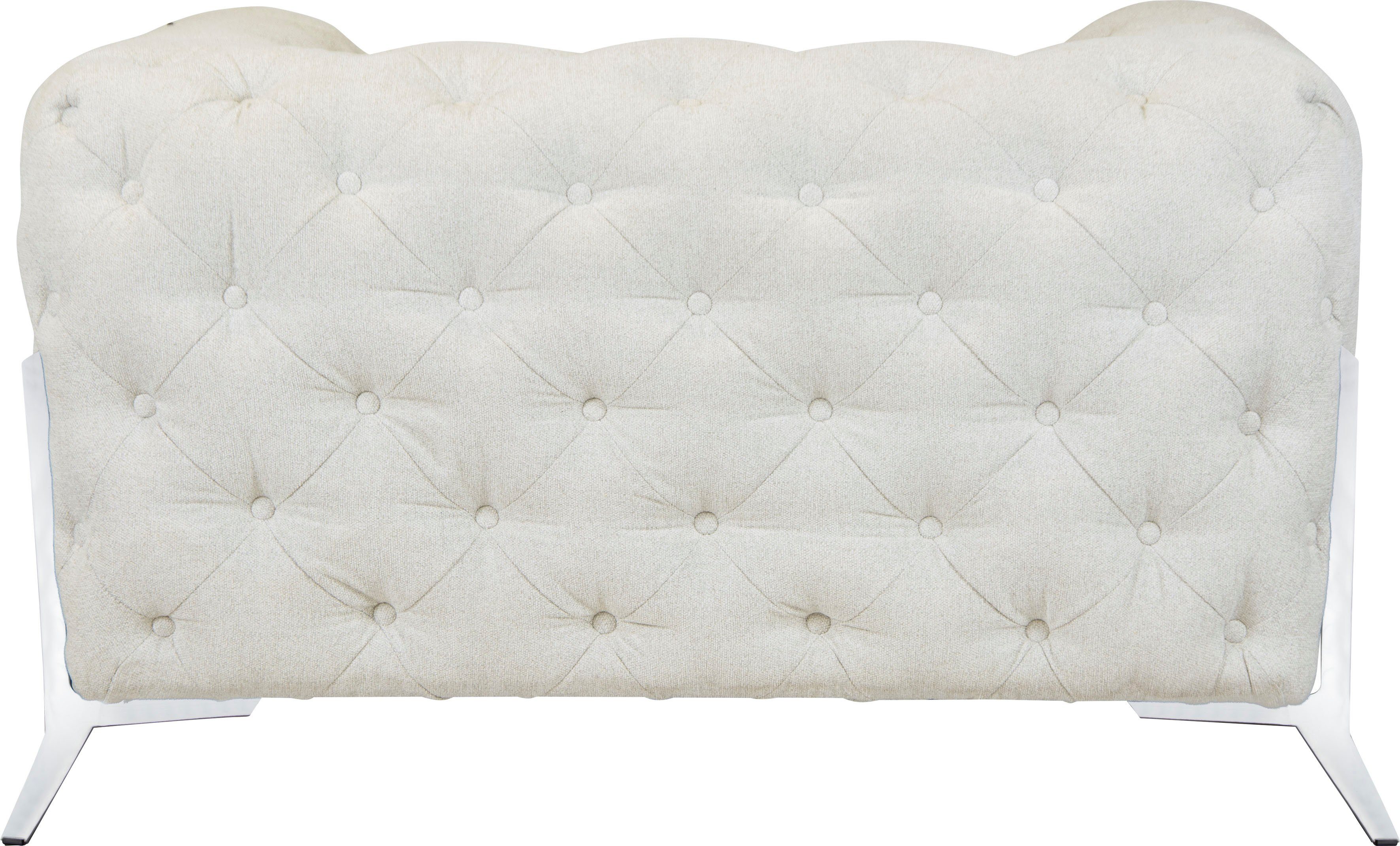 Leonique Chesterfield-fauteuil Amaury Fauteuil luxueuze capitonnage, moderne chesterfield look, kleur van de poten ter keuze