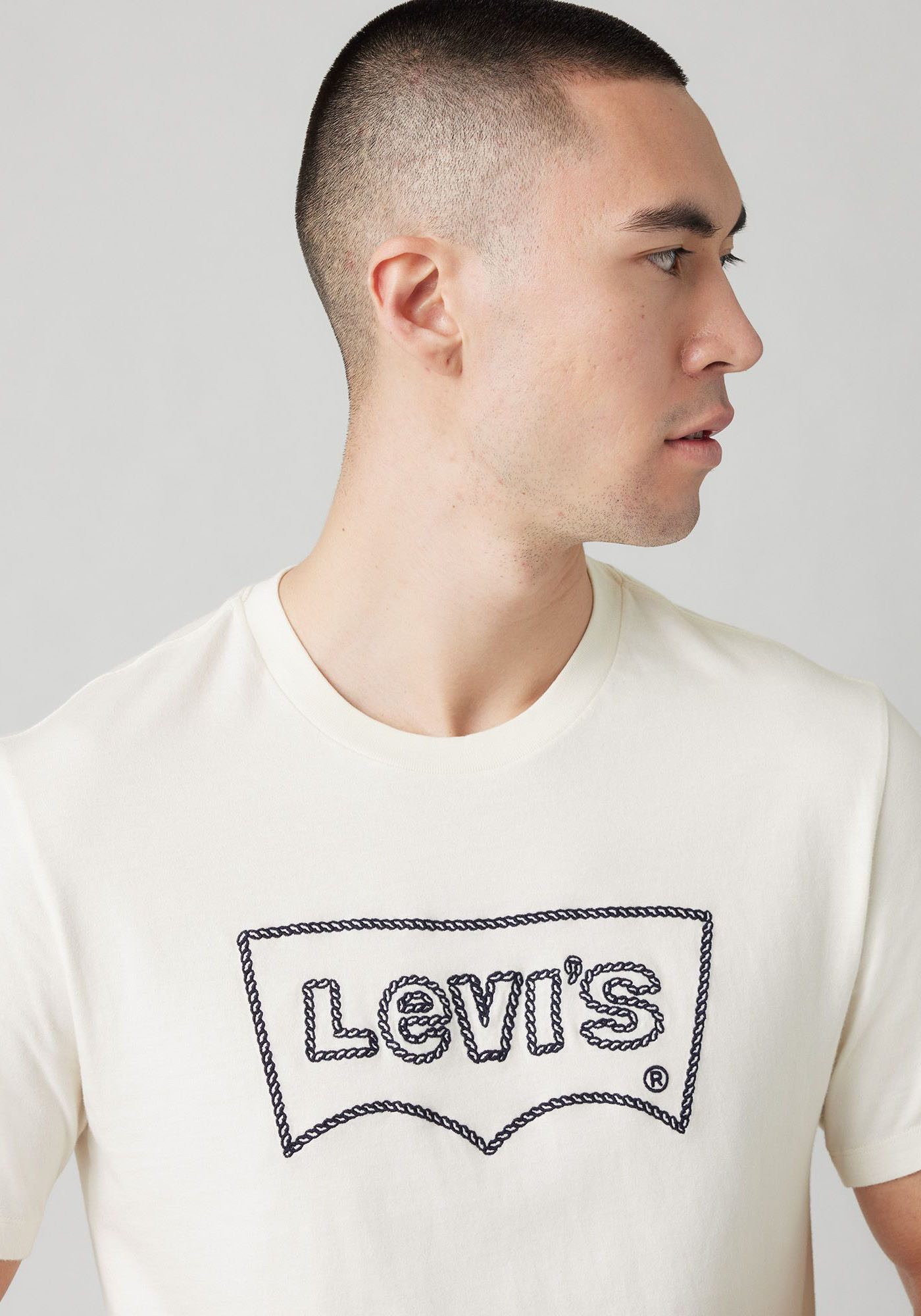 Levi's® T-shirt CREWNECK TEE met logo-frontprint