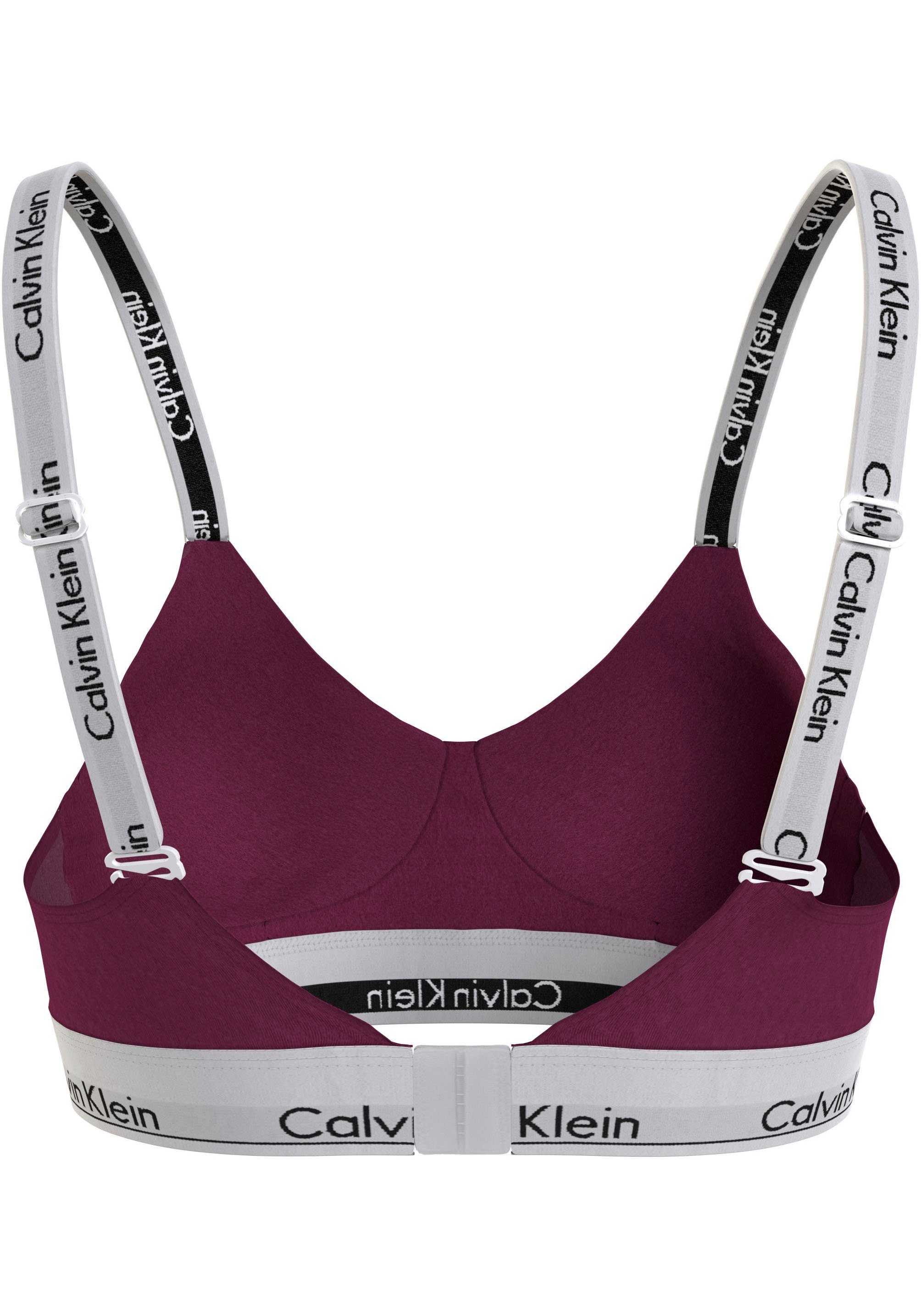 Calvin Klein Bralette met een logo-opschrift