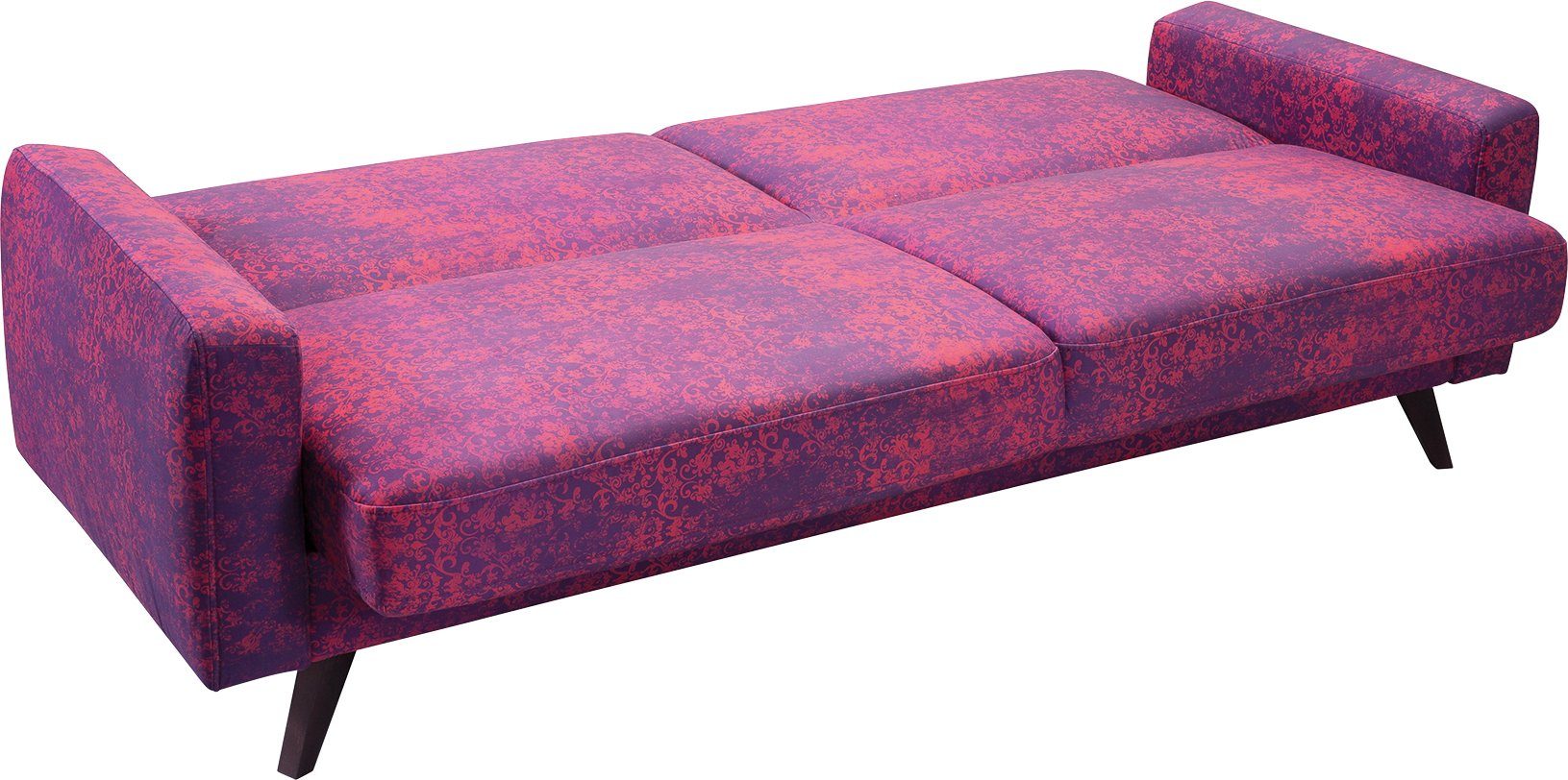 exxpo - sofa fashion 3-zitsbank Side, trendy bekledingsstof, geweldig zit- en ligcomfort, slaapbank
