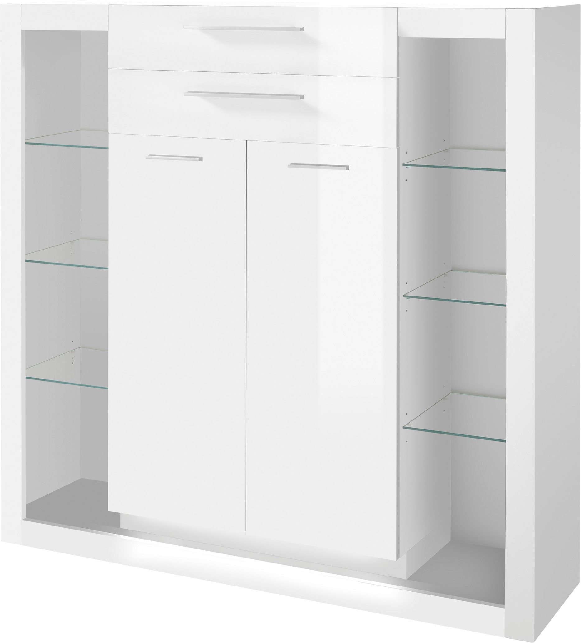 Places of Style Highboard MERAN Hoogte ca. 139 cm
