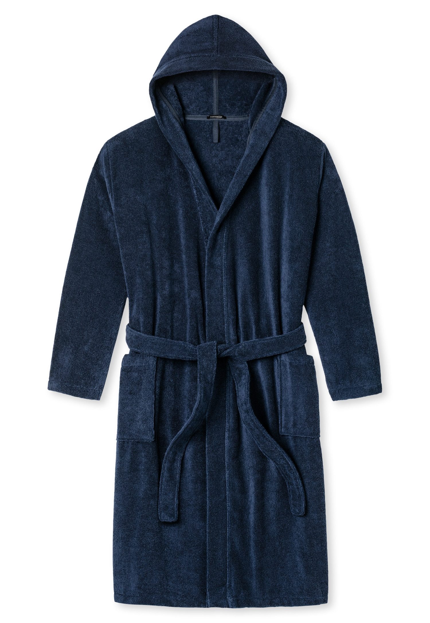 Schiesser Herenbadjas Essentials in zachte, comfortabele frottee-kwaliteit