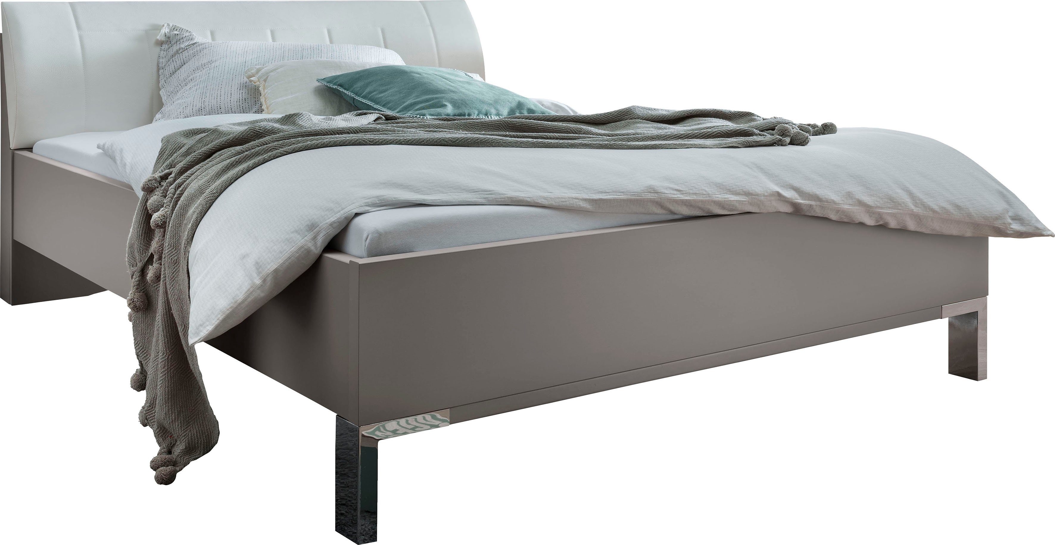 WIEMANN futonbed Monaco met bekleed hoofdbord