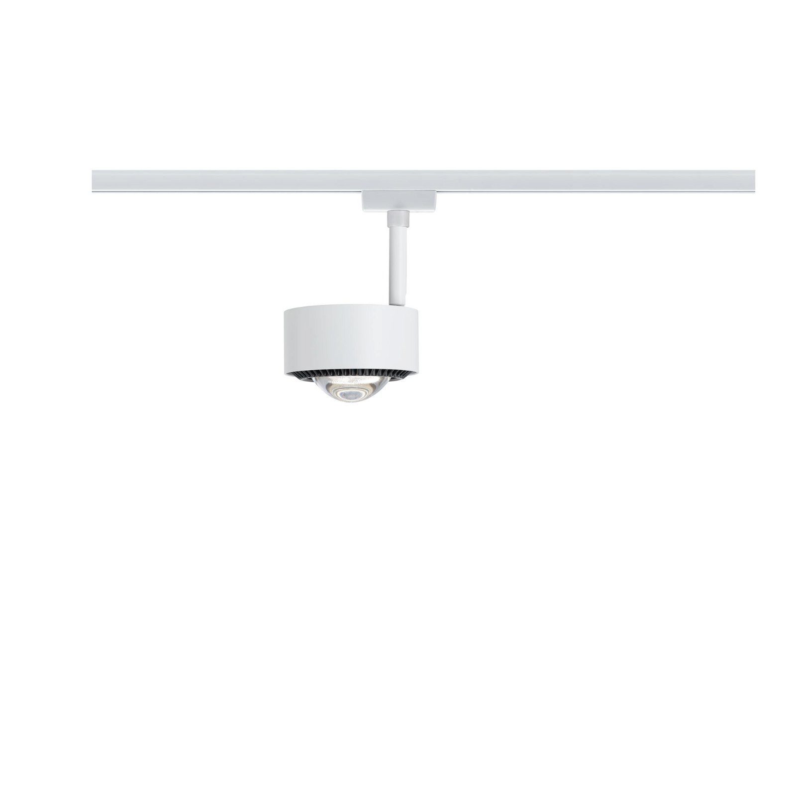 Paulmann Railsysteem-lampen URail rail spot Aldan Enkelspot 498lm 8W 2700K 230V Wit, Zwart