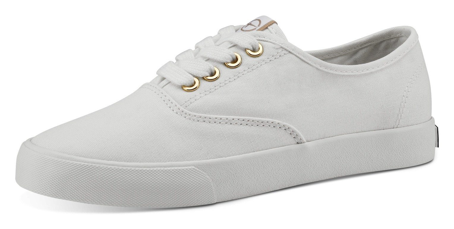 tamaris sneakers in zomerse kleuren wit