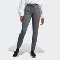 adidas sportswear sportbroek essentials fleece 3-stripes broek grijs