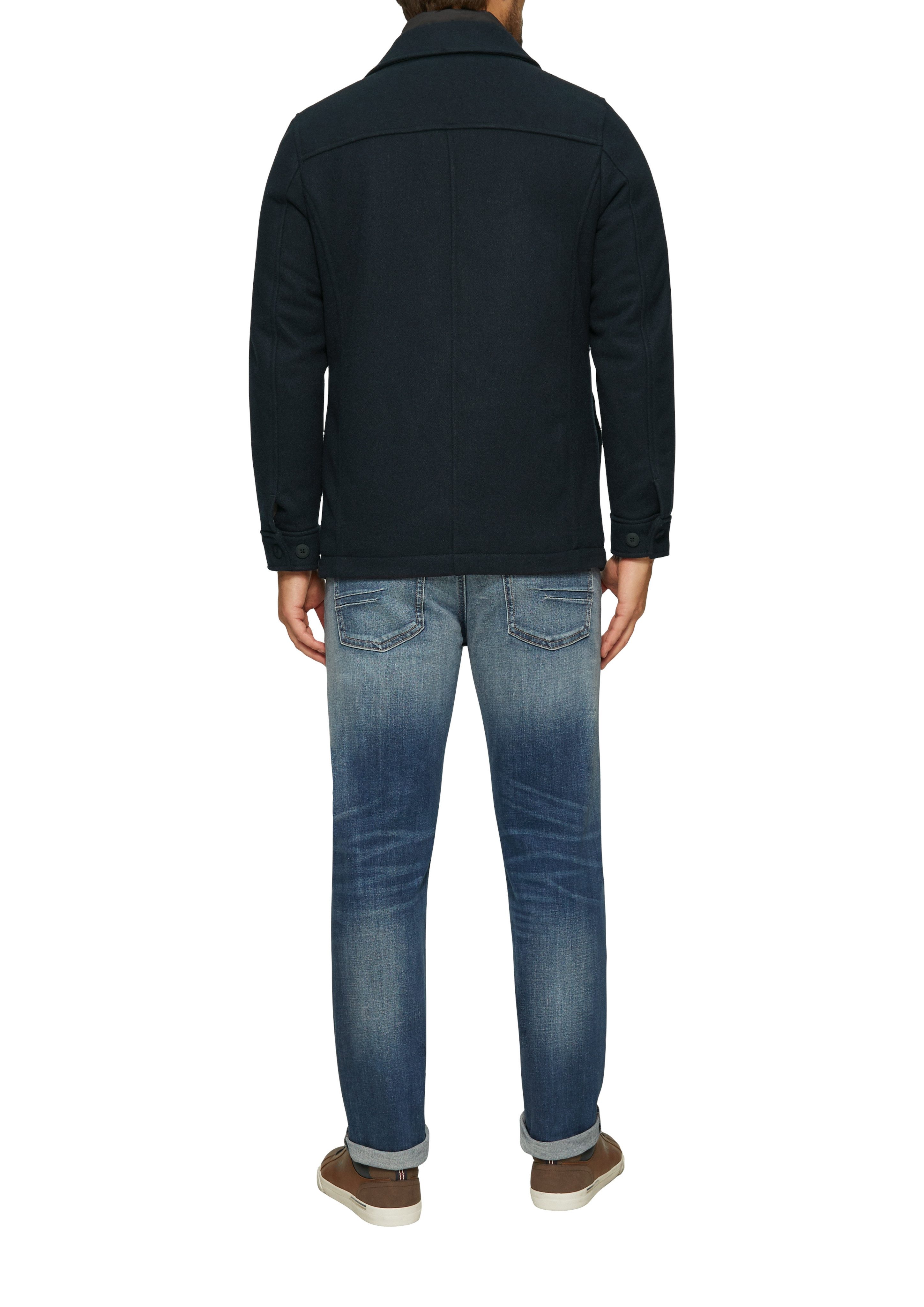 s.Oliver Caban met knoopsluiting double-layer-look