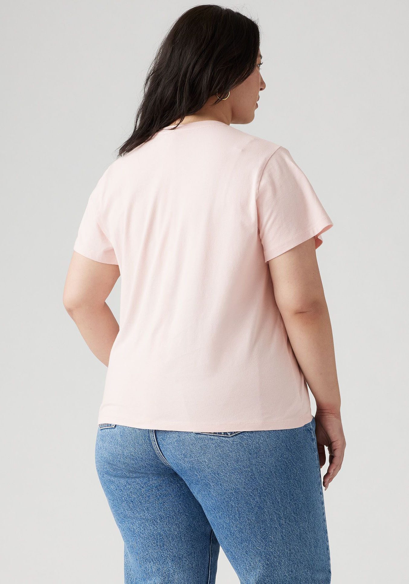 Levi's® Plus T-shirt PL THE PERFECT met logoborduursel