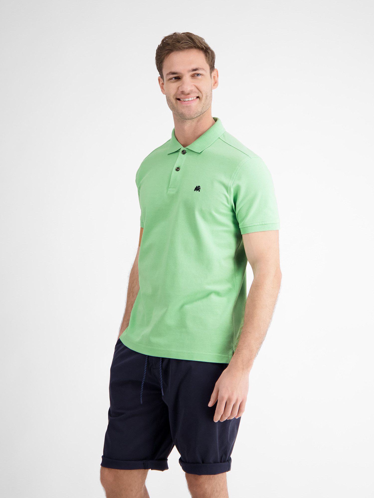 Lerros Poloshirt LERROS basic poloshirt voor heren, effen