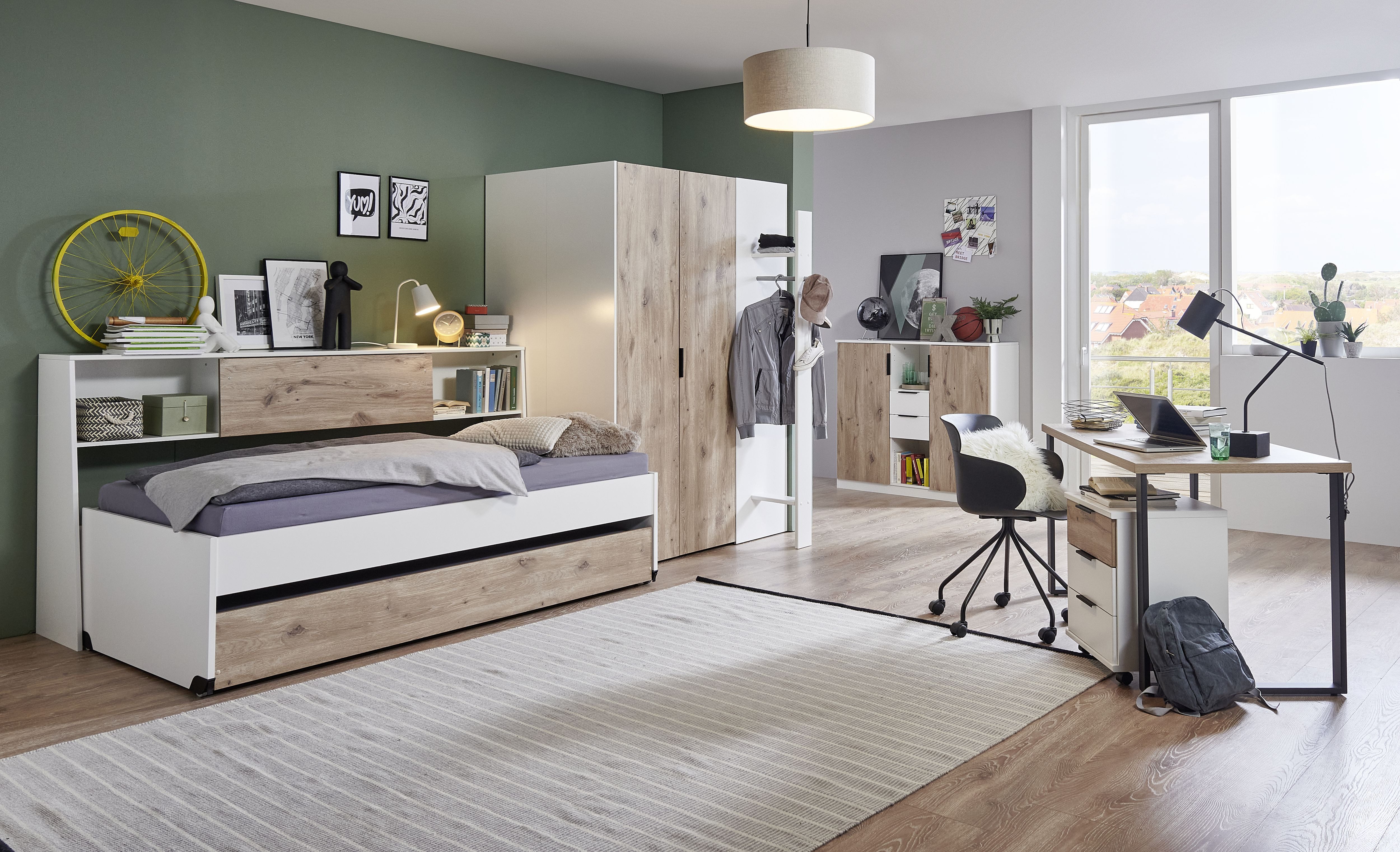 Wimex Bedlade Norderney passend voor het bed kan worden gebruikt als bedlade of duo-lig