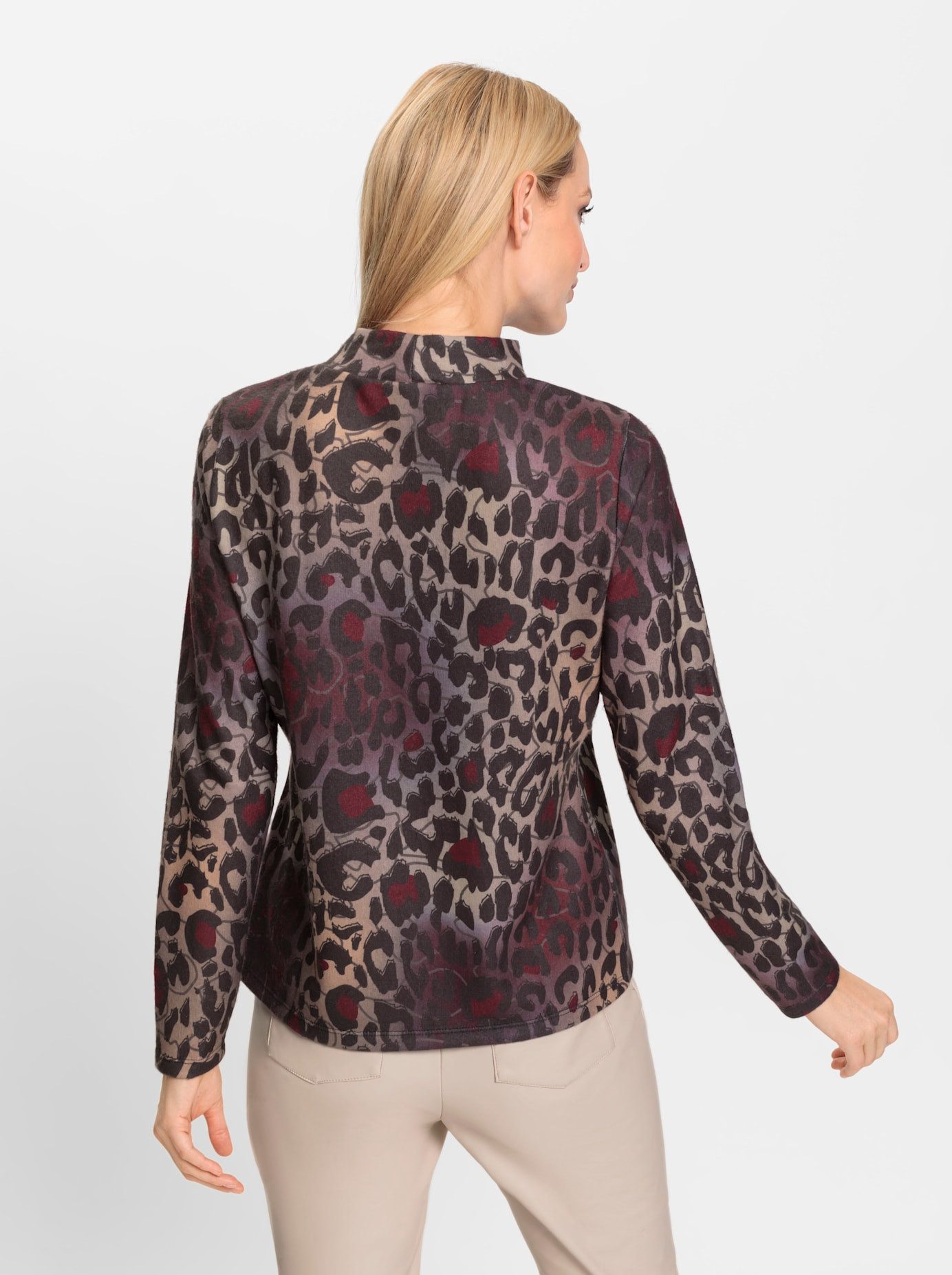 heine Shirt met lange mouwen Gedessineerd shirt (1-delig)