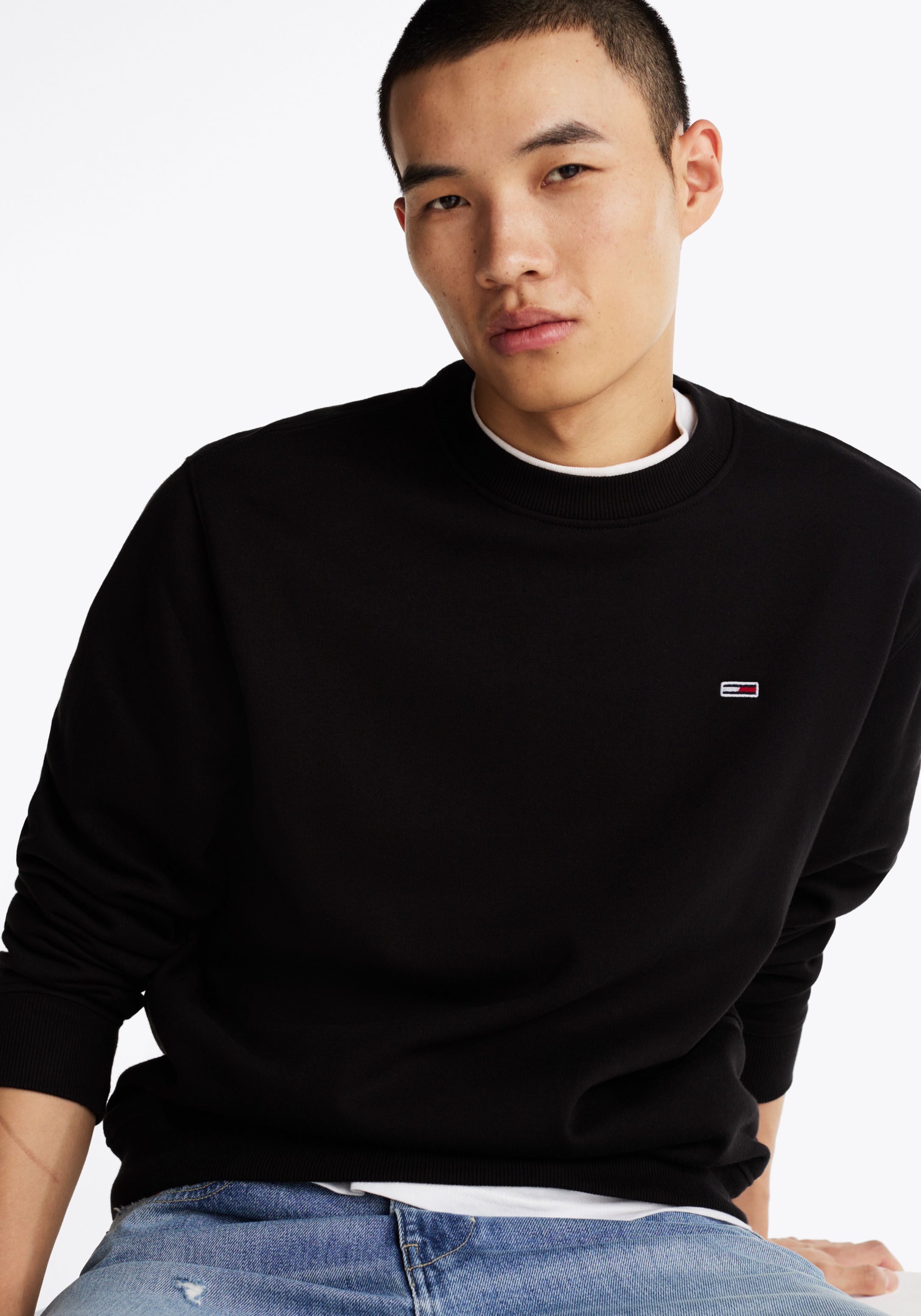 TOMMY JEANS Sweatshirt TJM REG S FLAG CREW
