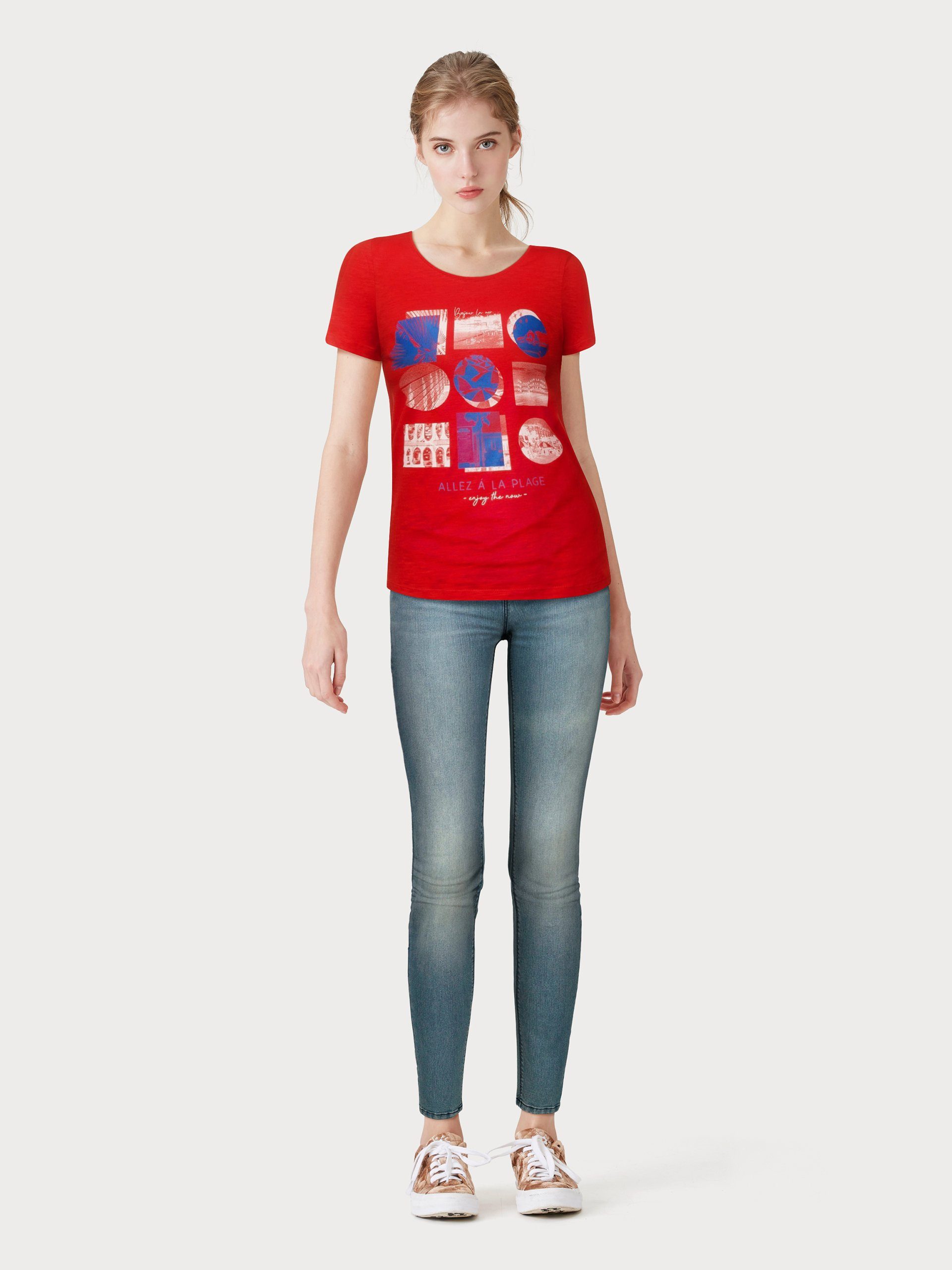 Arizona Skinny fit jeans Shaping skinny pasvorm, normale taille, in stretchkwaliteit, used-look