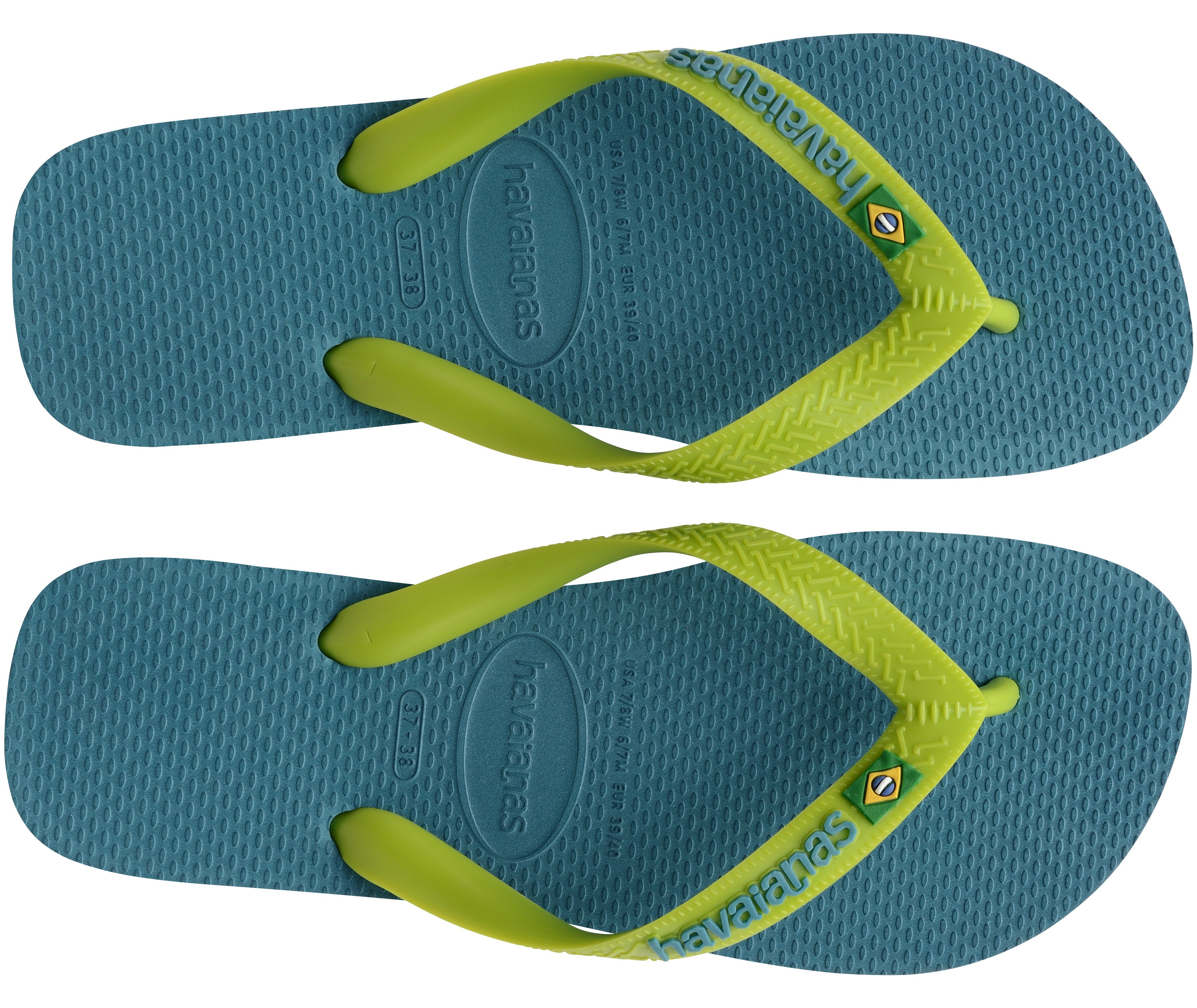 Havaianas Teenslippers Brasil Logo zomerschoen, slippers, poolslides met logo-opschrift